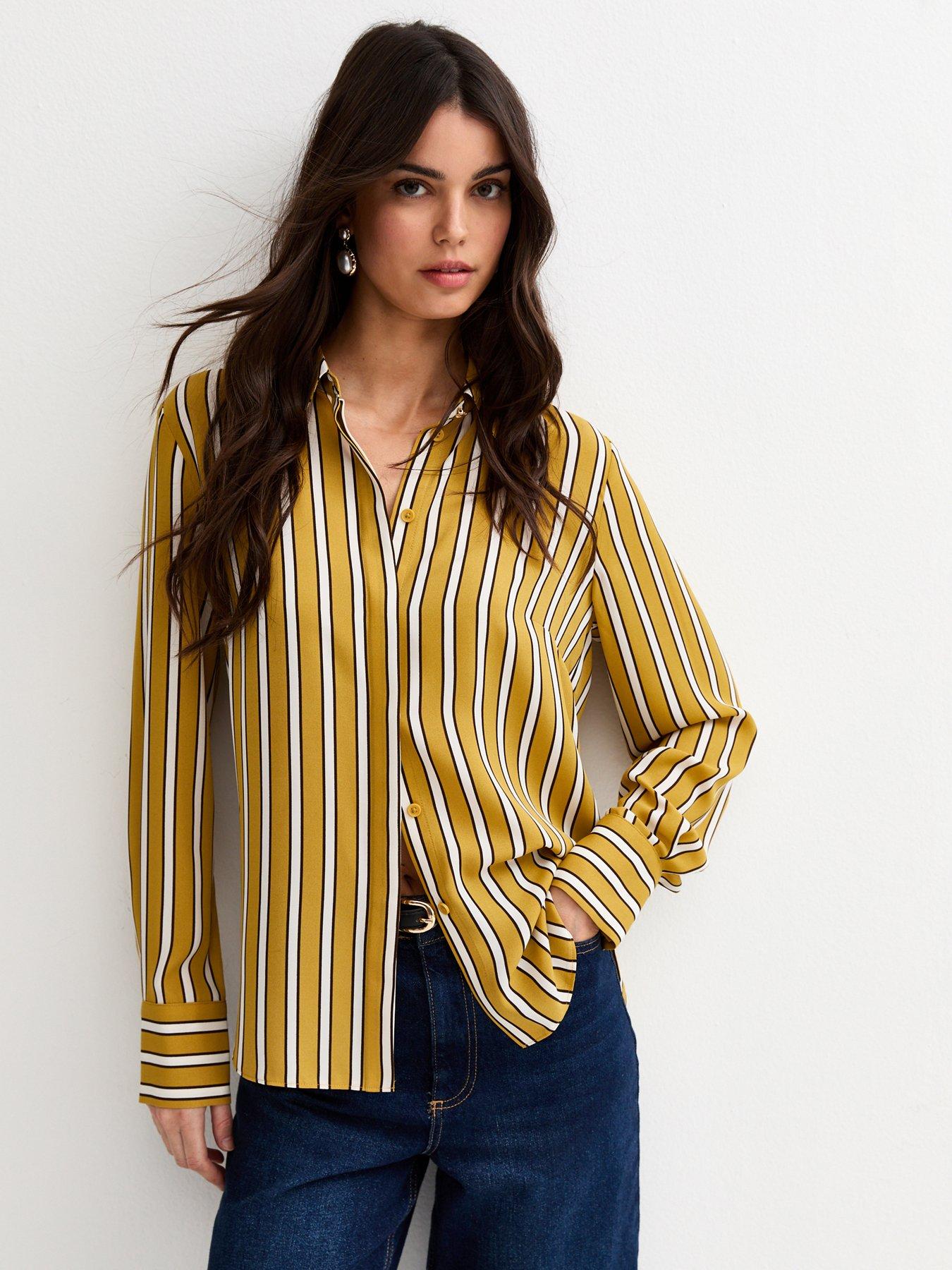 new-look-claire-long-sleeve-stripe-shirt-greenfront