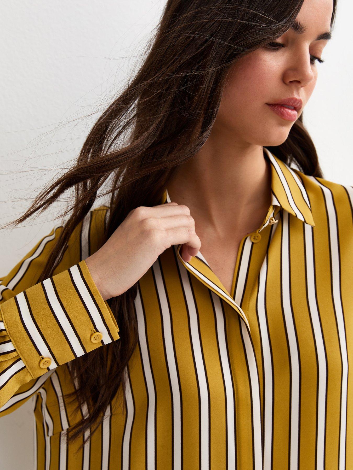 new-look-claire-long-sleeve-stripe-shirt-greenoutfit