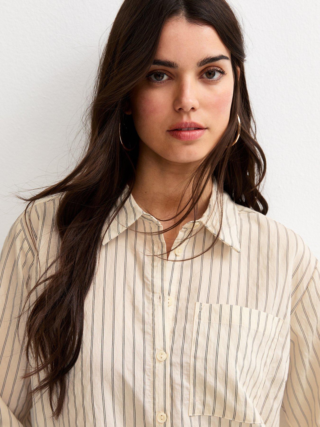 new-look-oversized-pinstripe-long-sleeve-shirt-off-whiteoutfit