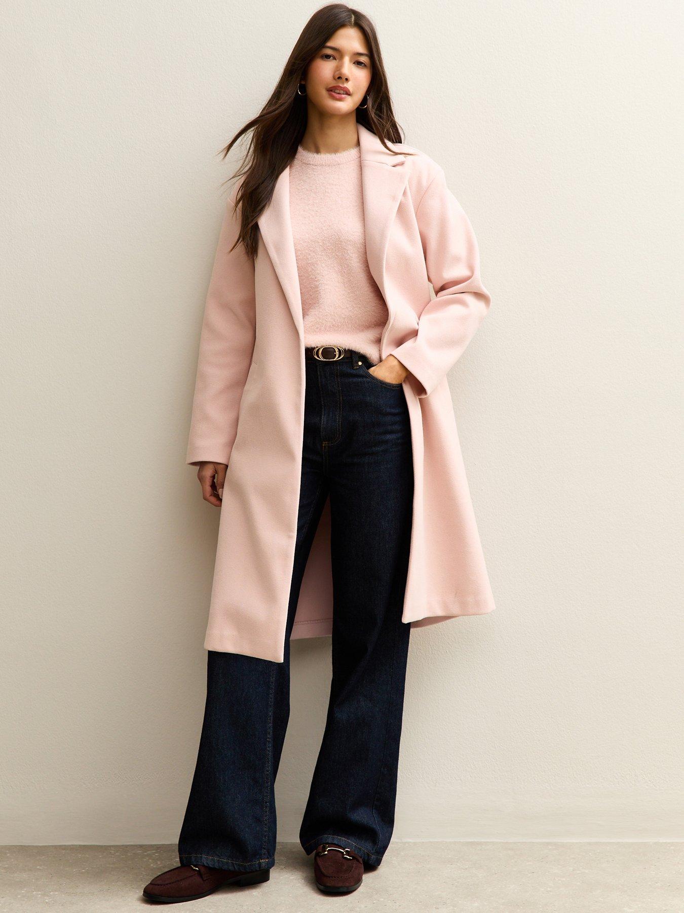 new-look-open-front-longline-coat-pink