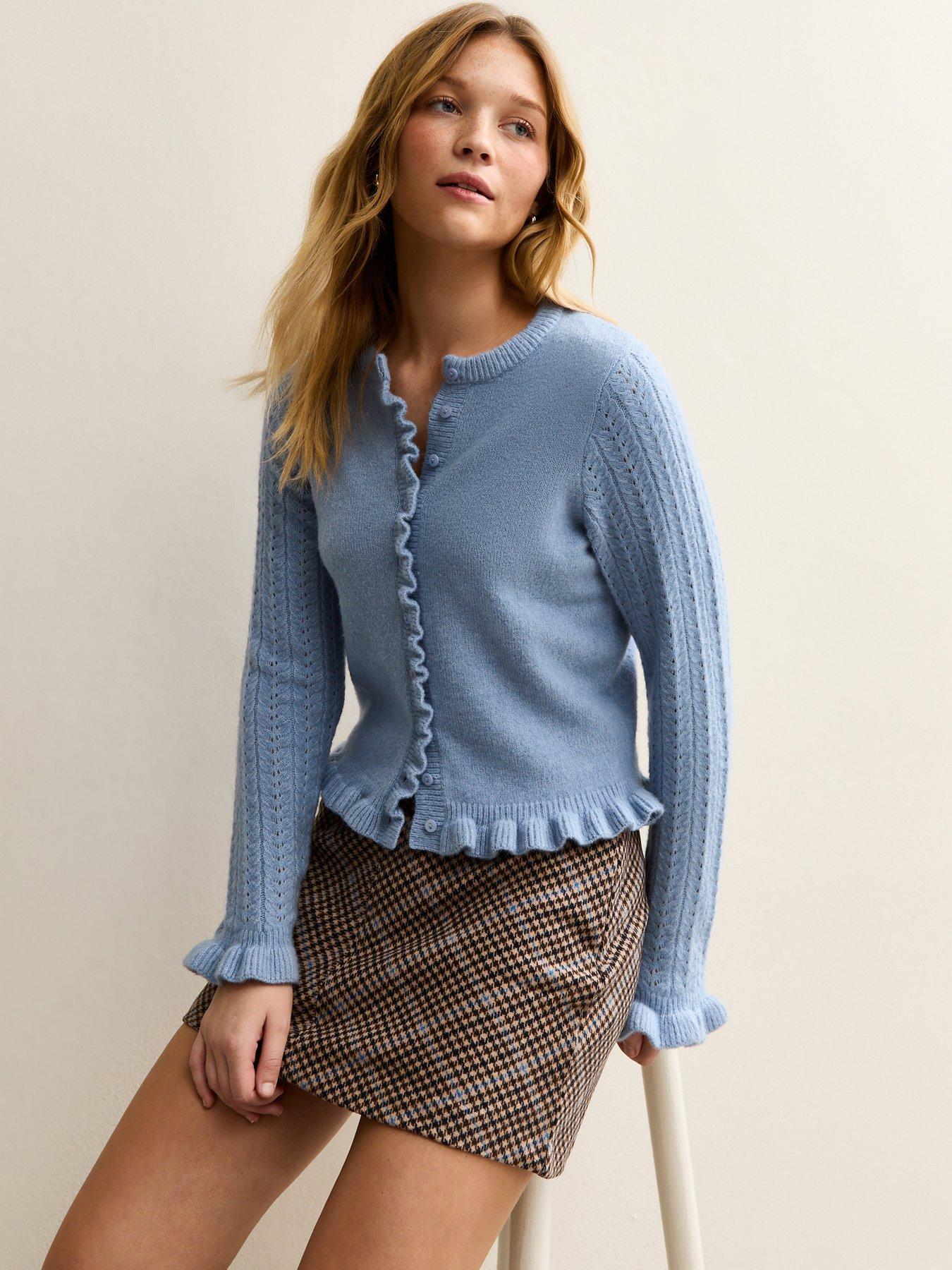 new-look-frilly-button-front-cardigan-light-blue