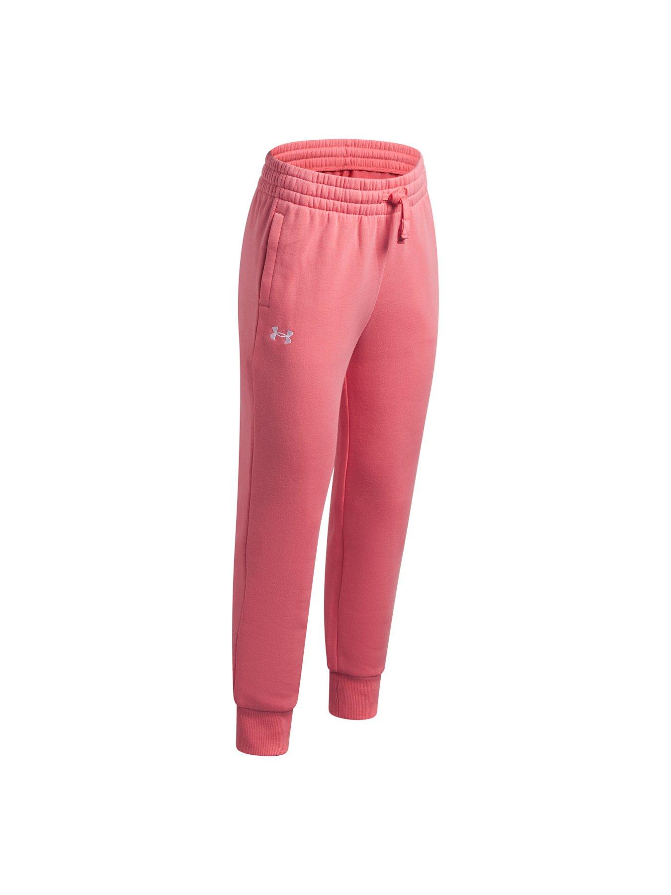 Image 3 of 3 of UNDER ARMOUR Junior Girls Training Rival Fleece Jogger - Pink