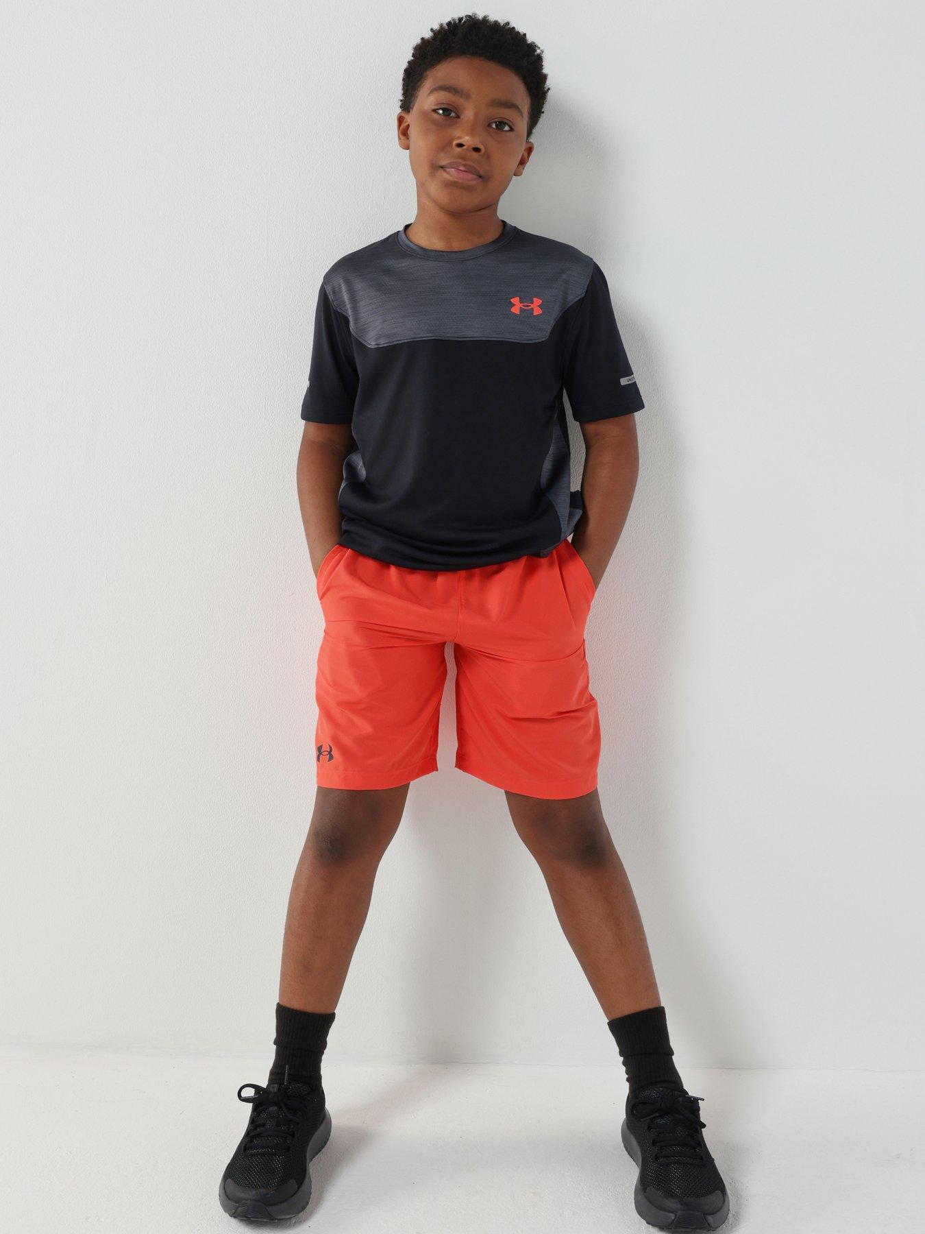 under-armour-junior-boys-training-tech-woven-short-red