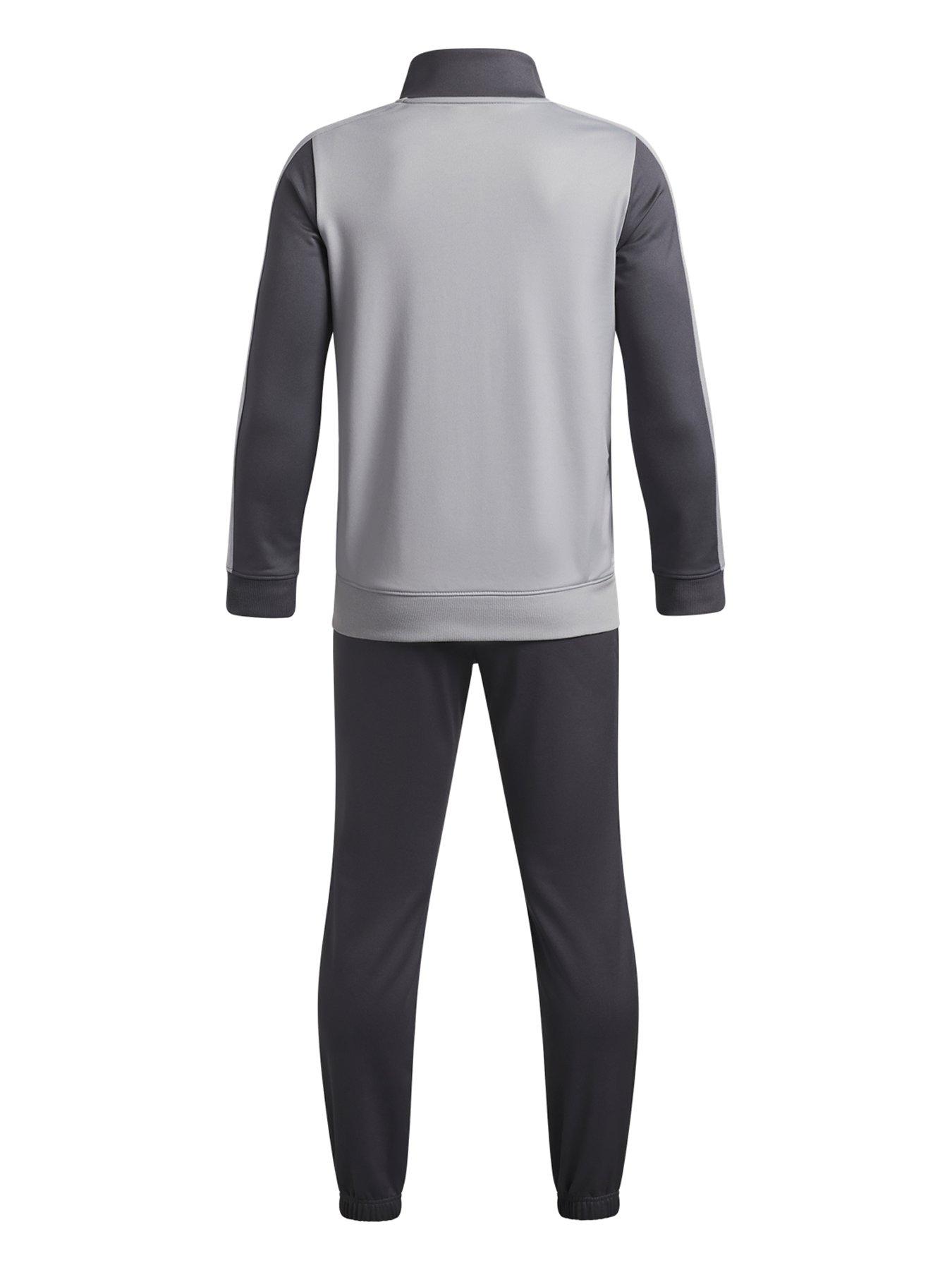 Image 2 of 3 of UNDER ARMOUR Junior Boys Training Rival Knit Tracksuit - Grey