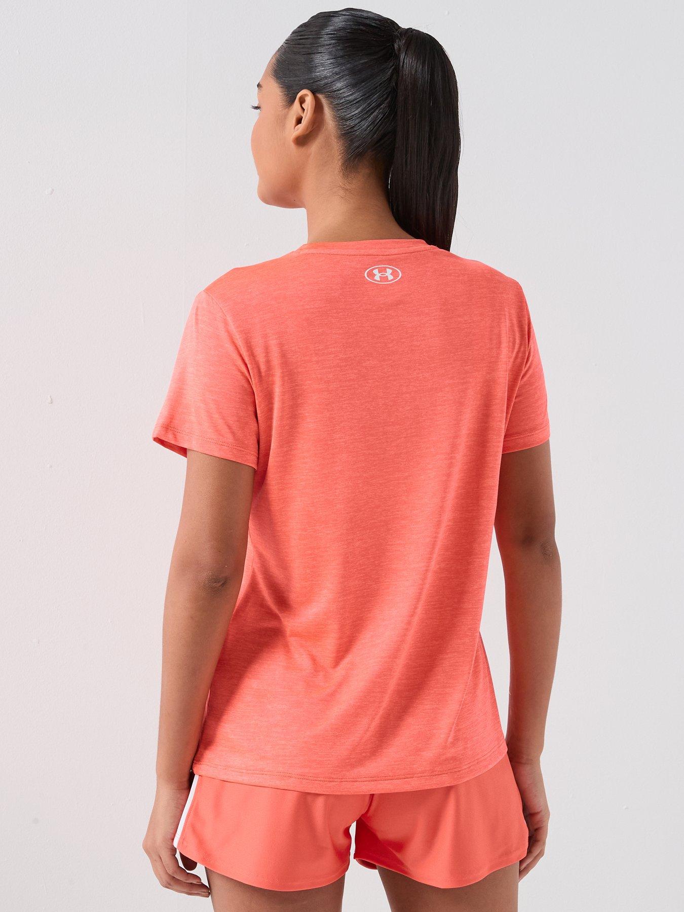 Image 2 of 6 of UNDER ARMOUR Womens Training Tech Short Sleeve Crew Neck T-Shirt - Venom Red