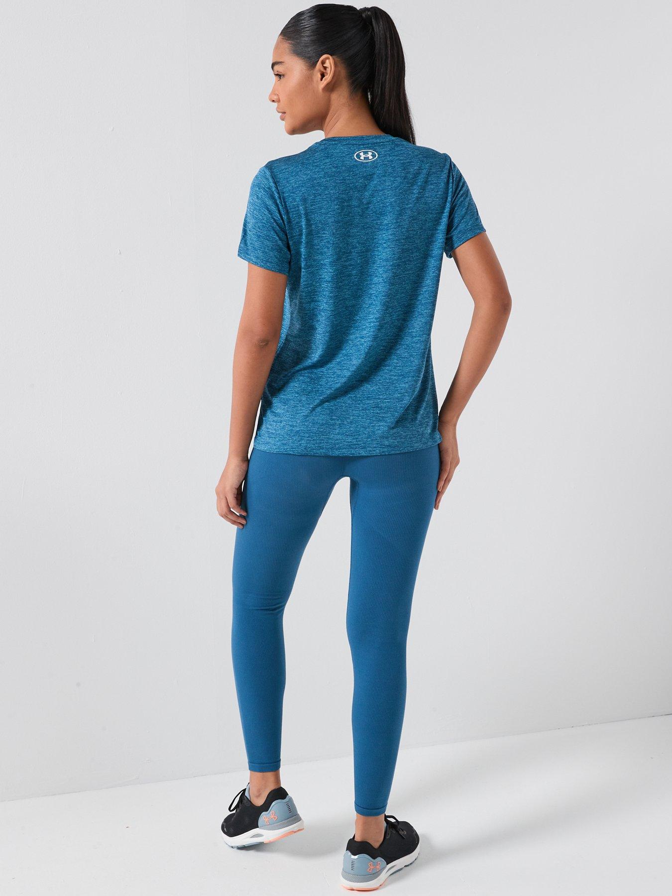 under-armour-womens-training-tech-short-sleeve-crew-neck-t-shirt-bluestillFront