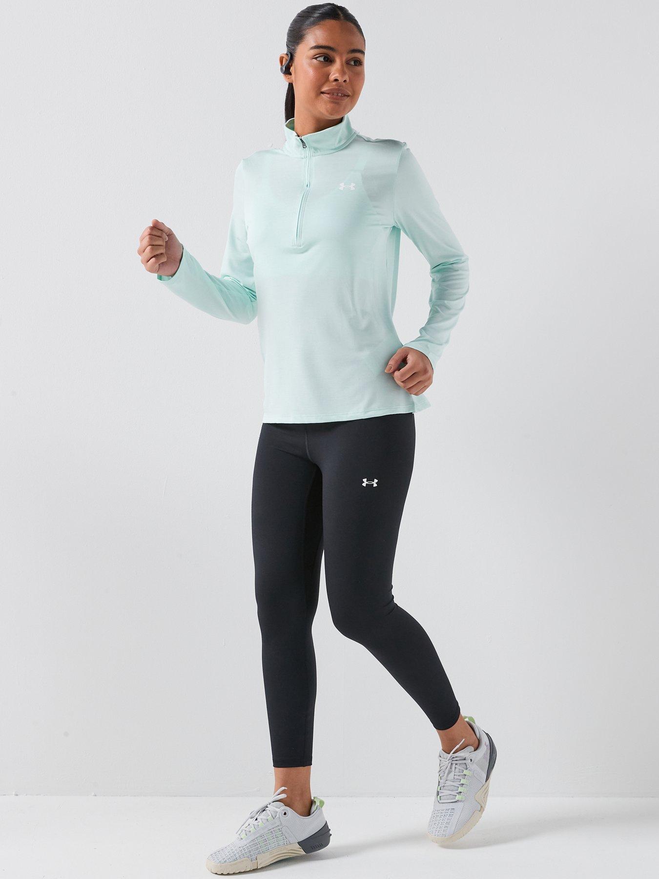 under-armour-womens-training-tech-12-zip-greenback