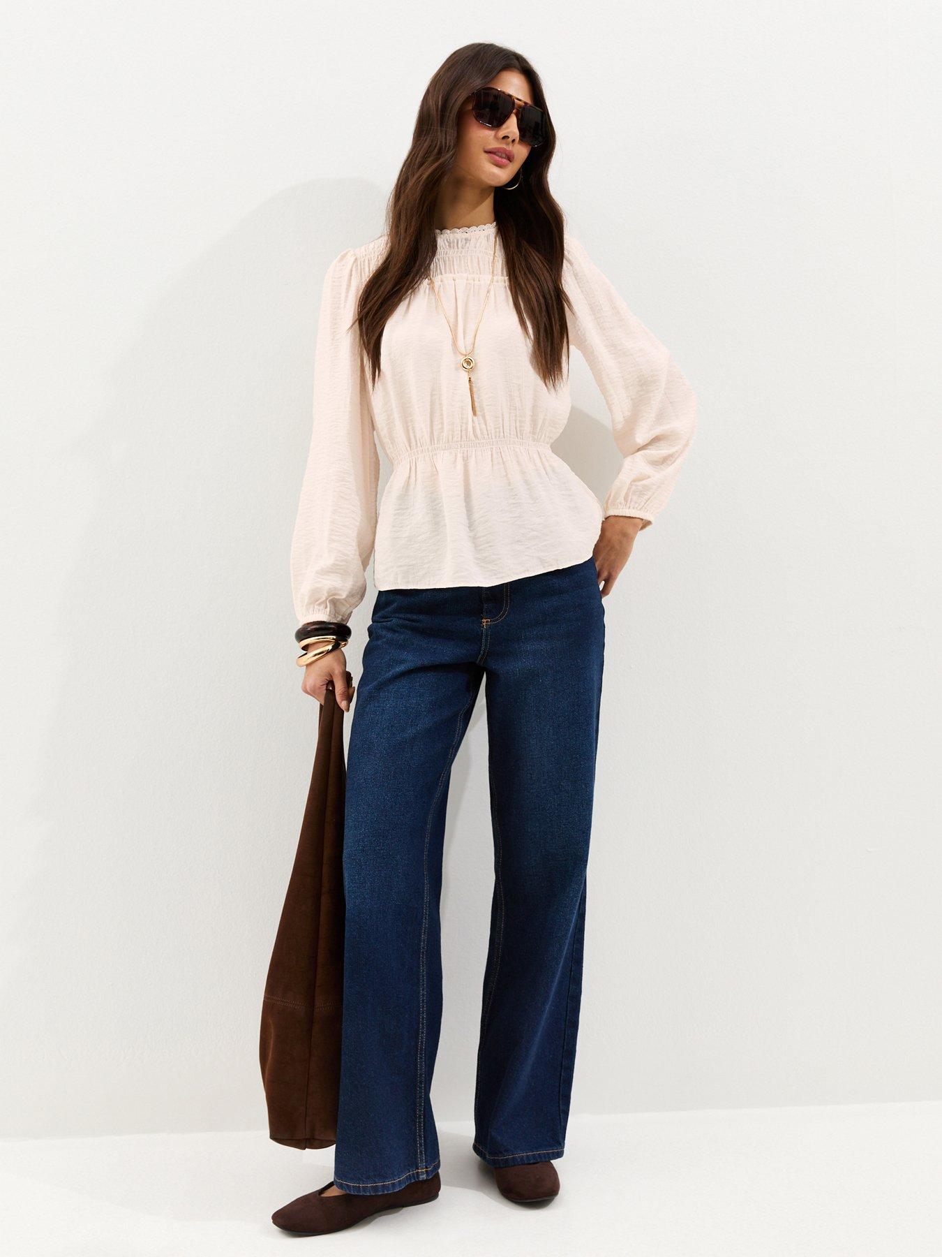 new-look-shirred-long-sleeve-crew-neck-blouse-off-whiteback