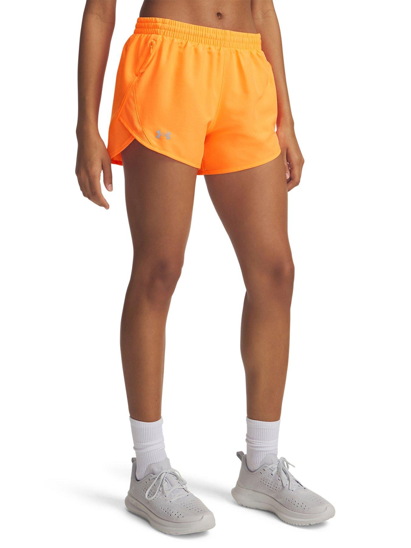 UNDER ARMOUR Womens Running Fly By Short - Orange