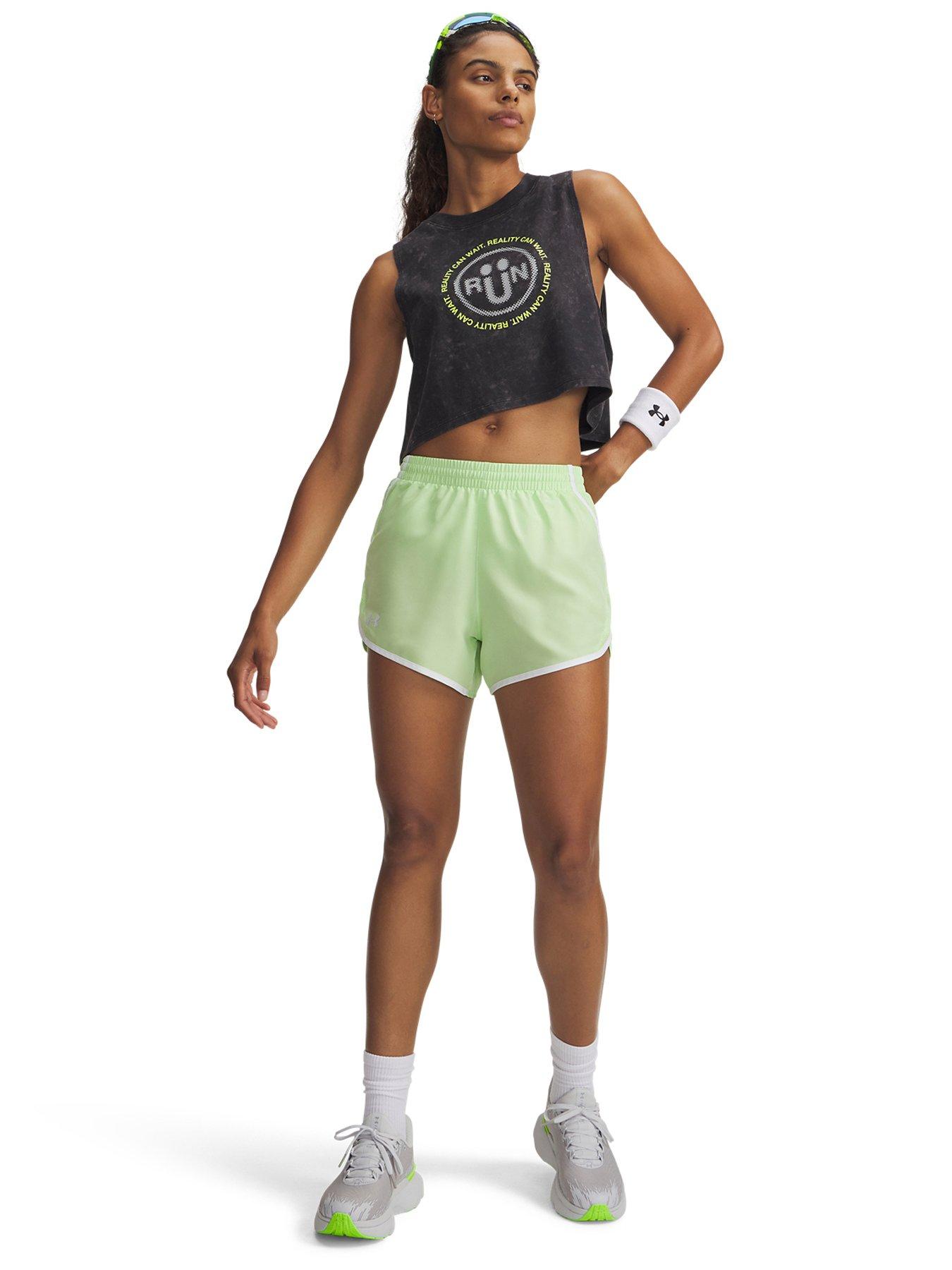 Image 3 of 3 of UNDER ARMOUR Womens Running Fly By Short - Green