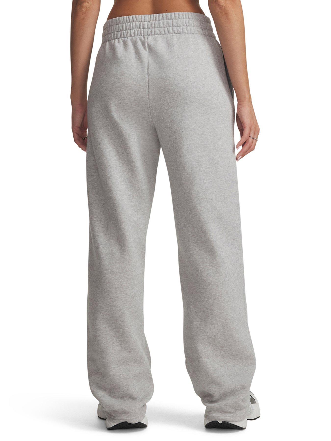 under-armour-womens-rival-straight-leg-fleece-pants-greystillFront