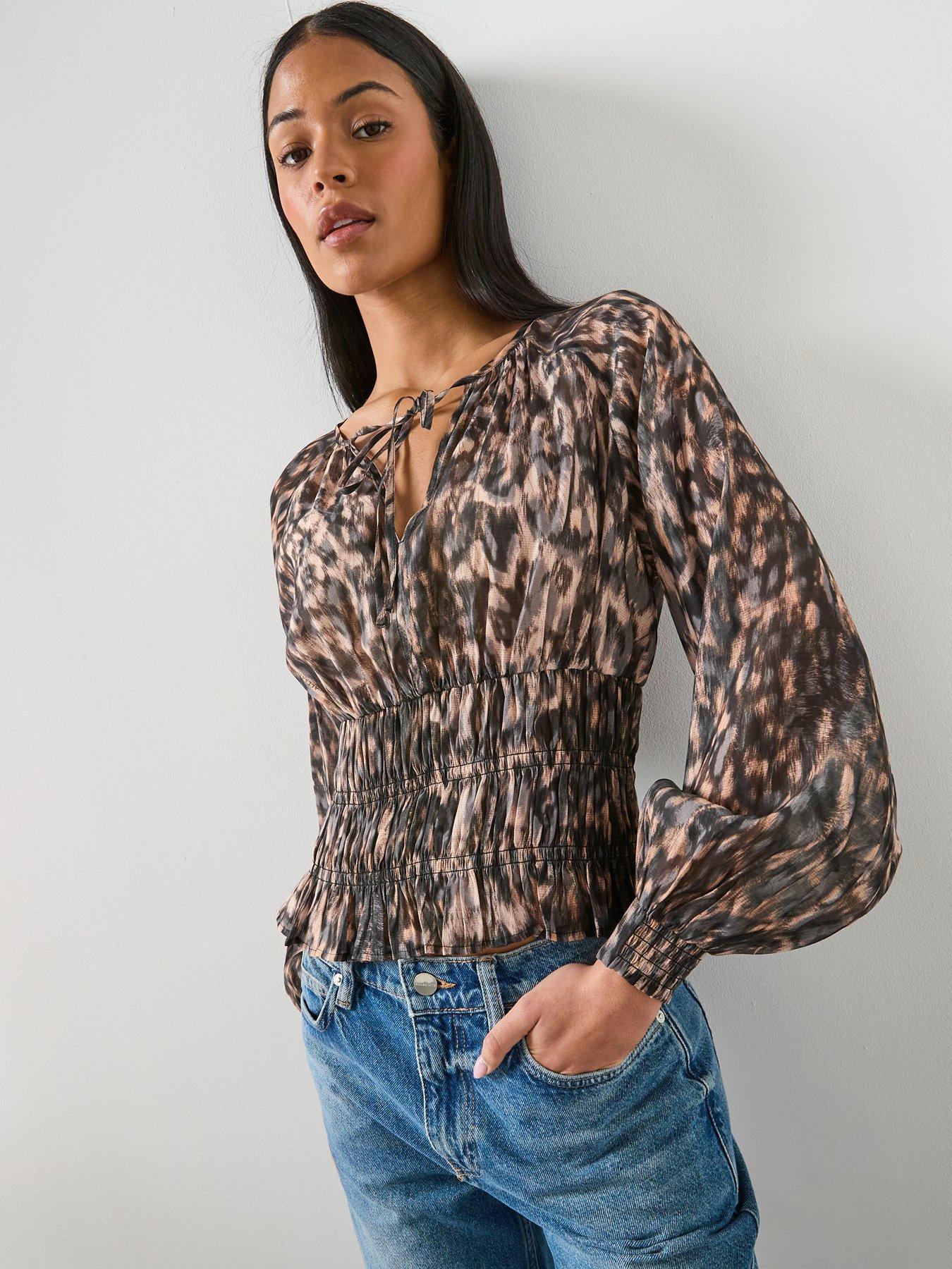 allsaints-cern-top-prowl-golden-brownfront