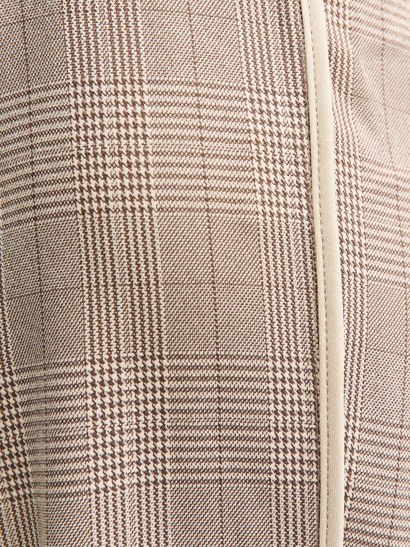 Image 5 of 5 of New Look Side Stripe Wide Leg Trouser - Light Brown
