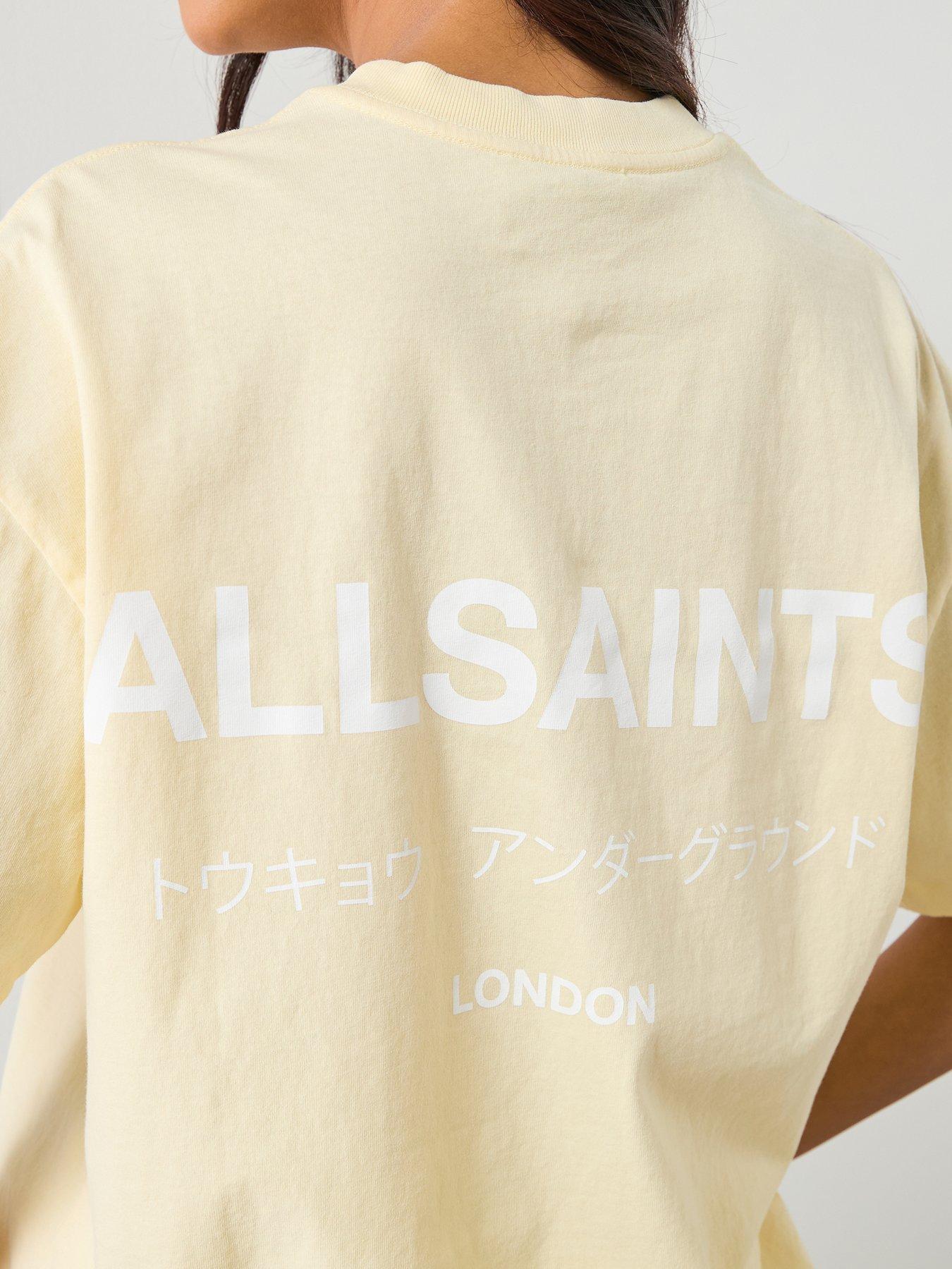 allsaints-underground-etta-short-sleeve-t-shirt-hay-yellowoutfit