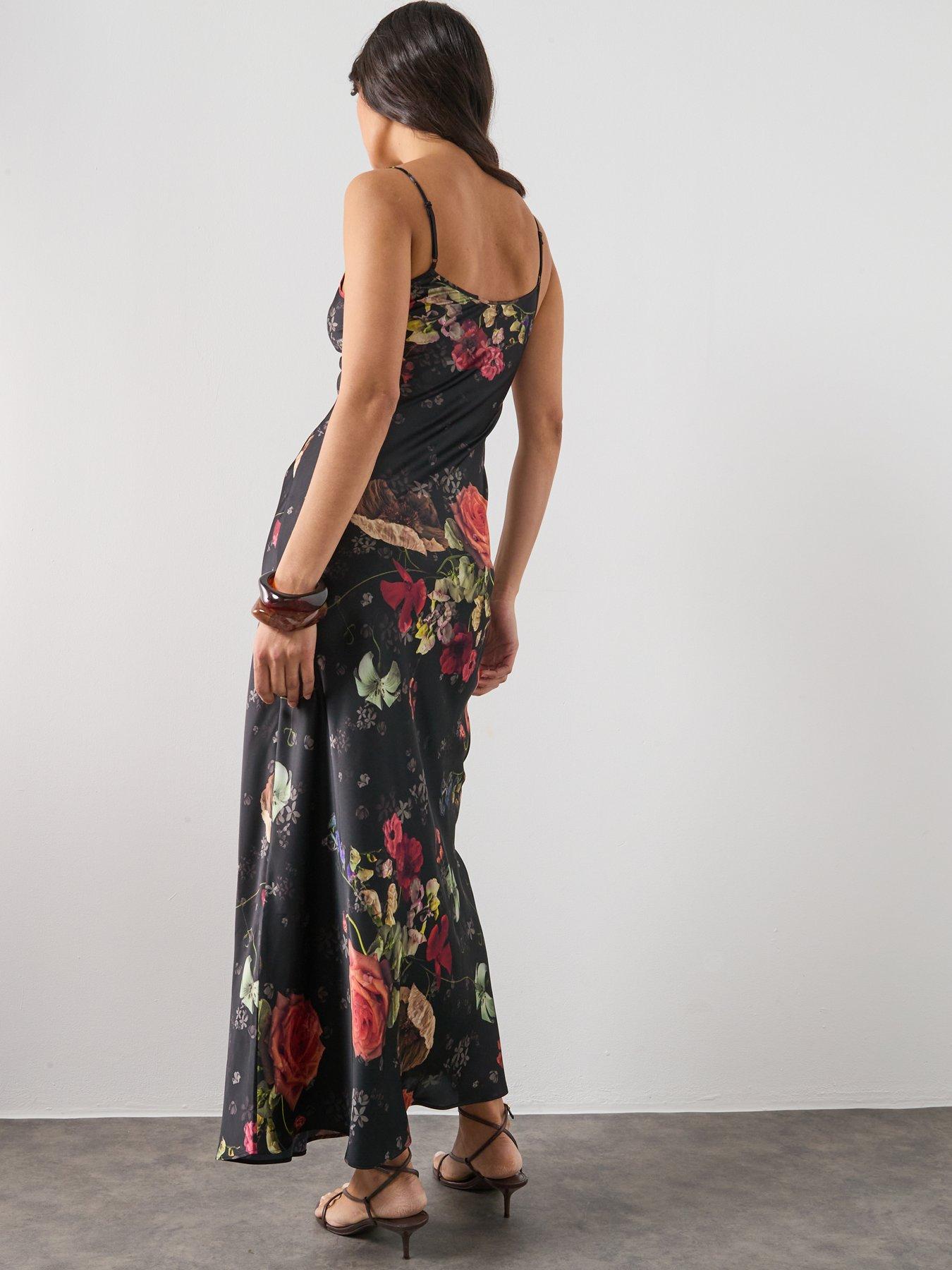 Image 2 of 6 of AllSaints Bryony Dress - Haze Black