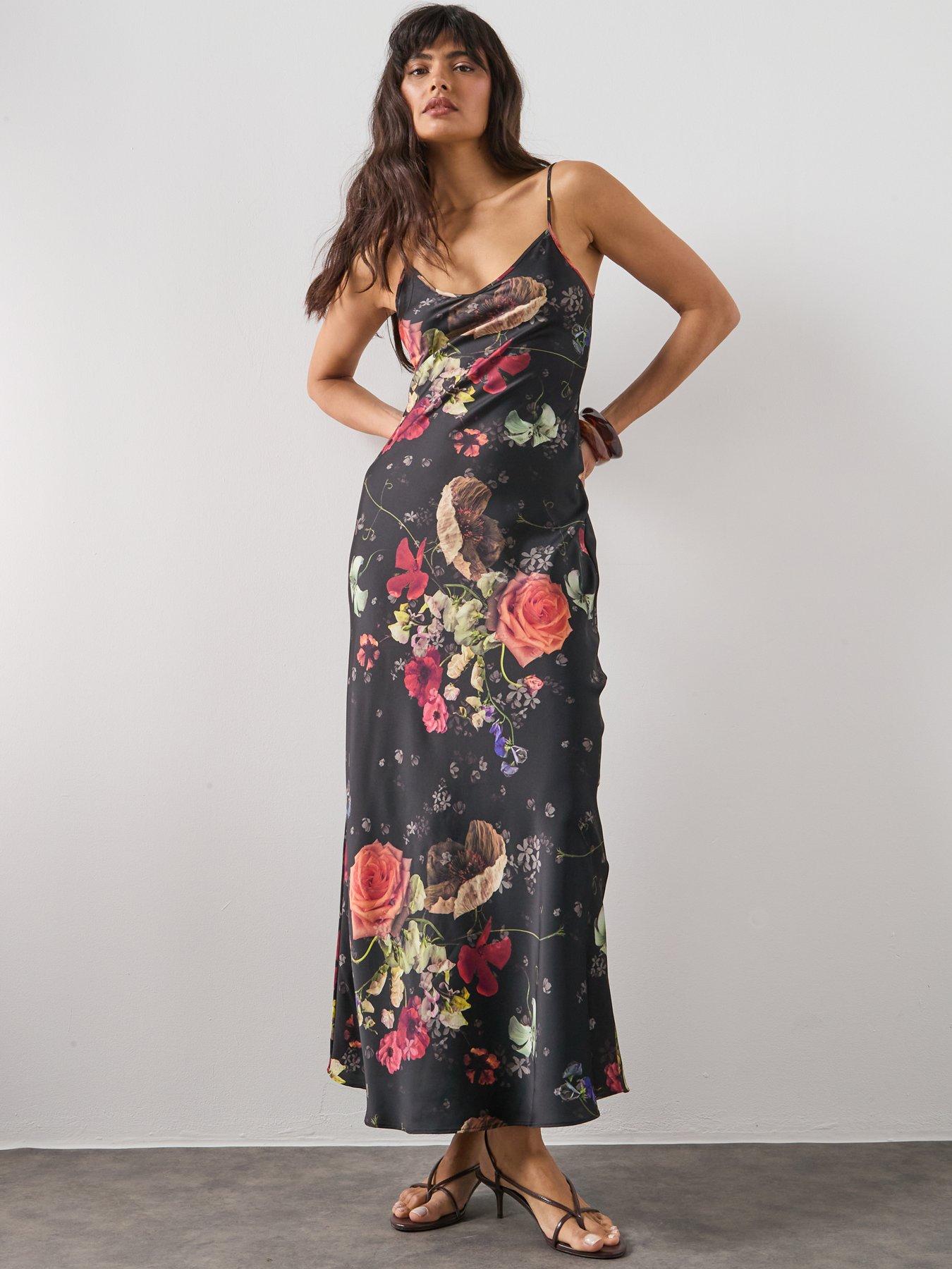 Image 3 of 6 of AllSaints Bryony Dress - Haze Black