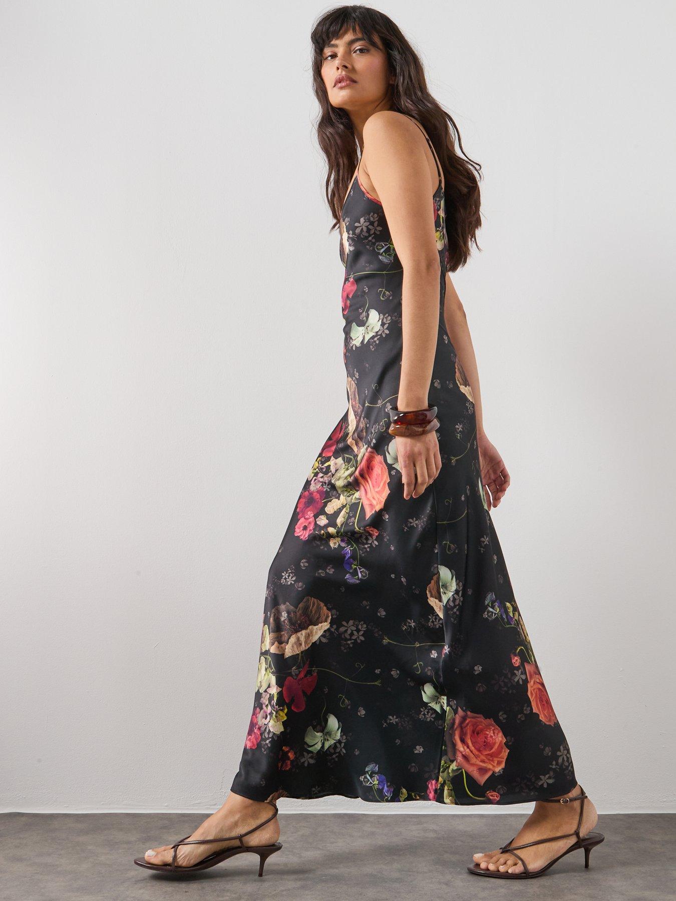 Image 5 of 6 of AllSaints Bryony Dress - Haze Black
