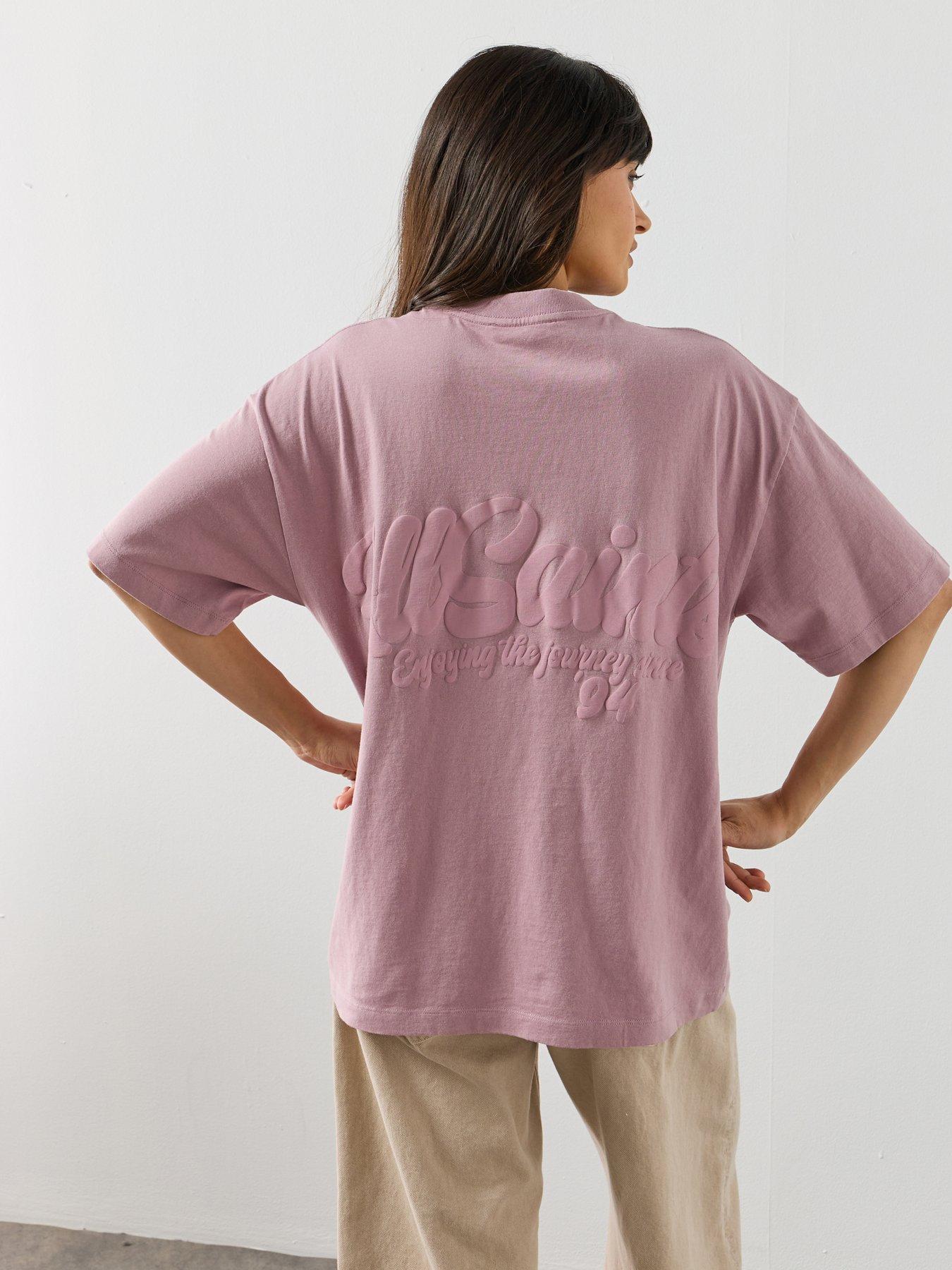 AllSaints Odyssey Etta T-Shirt - Dusty Lilac