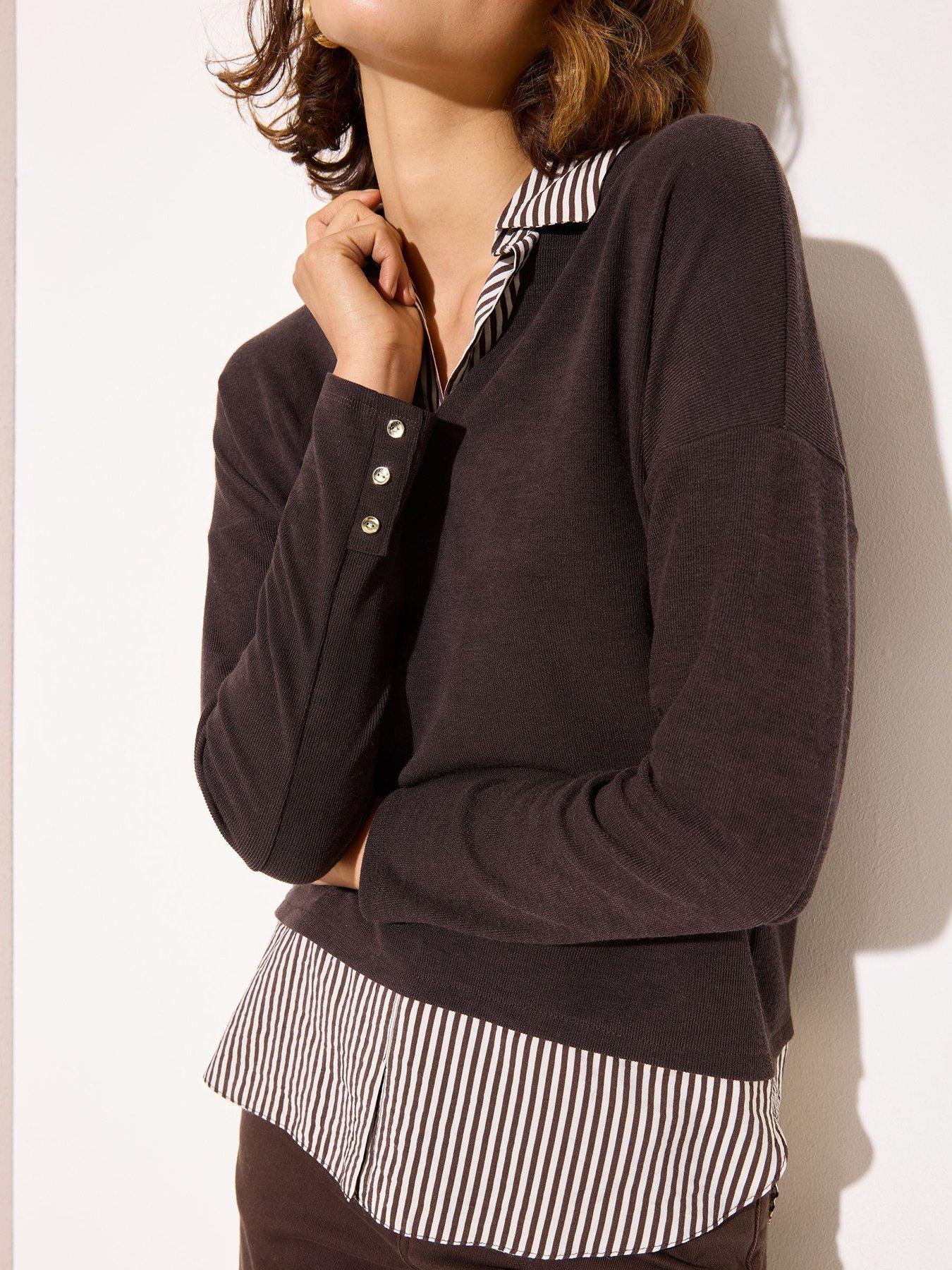 friends-like-these-2-in1-jersey-jumper-brownfront