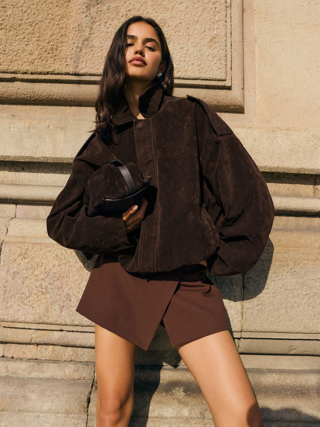 friends-like-these-faux-suede-oversize-bomber-jacket-brownback
