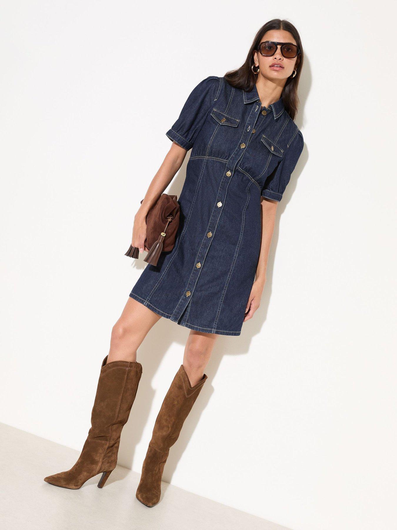 friends-like-these-tokyo-mini-dress-blueoutfit