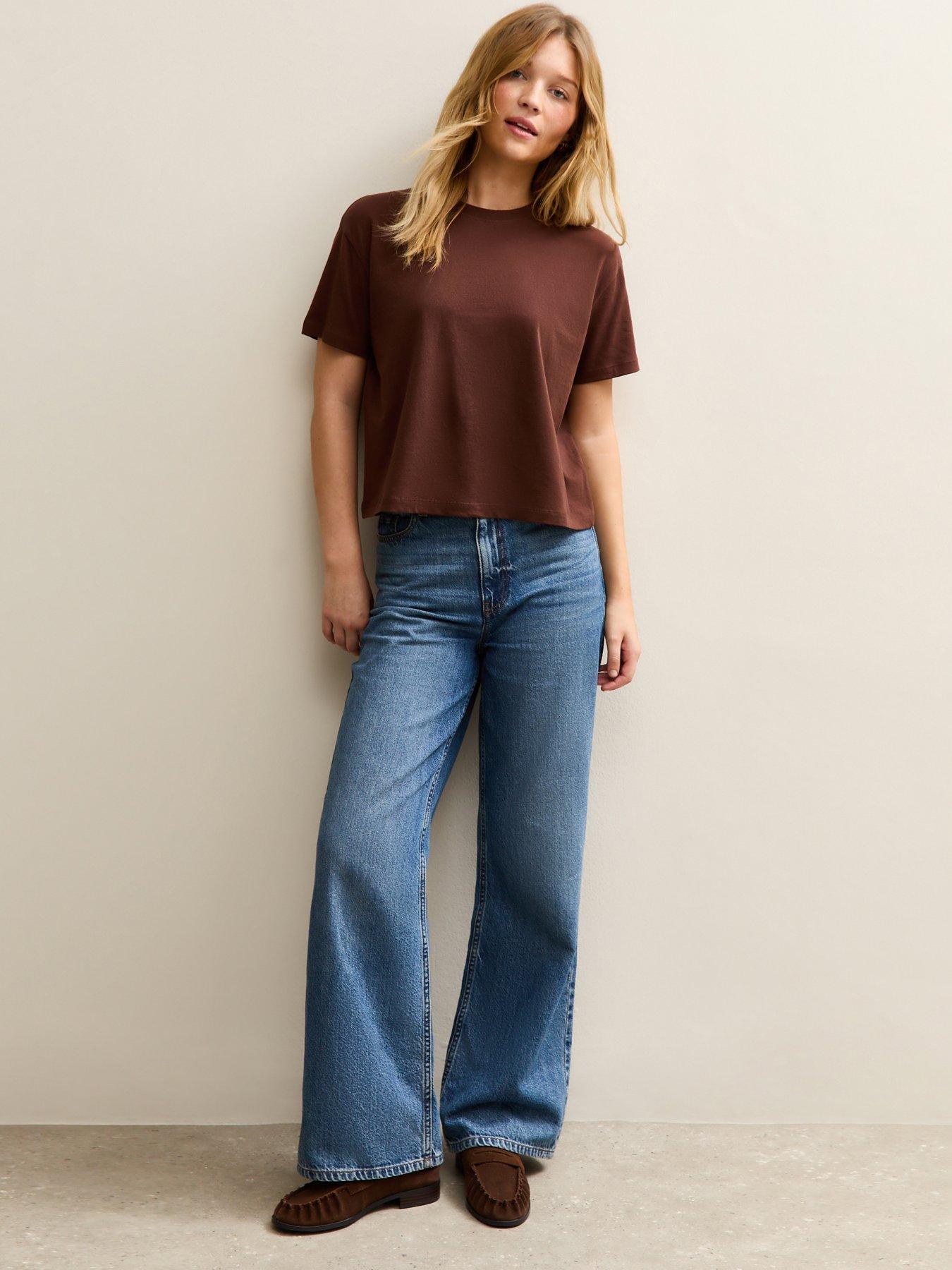 new-look-cotton-boxy-fit-t-shirt-brownback