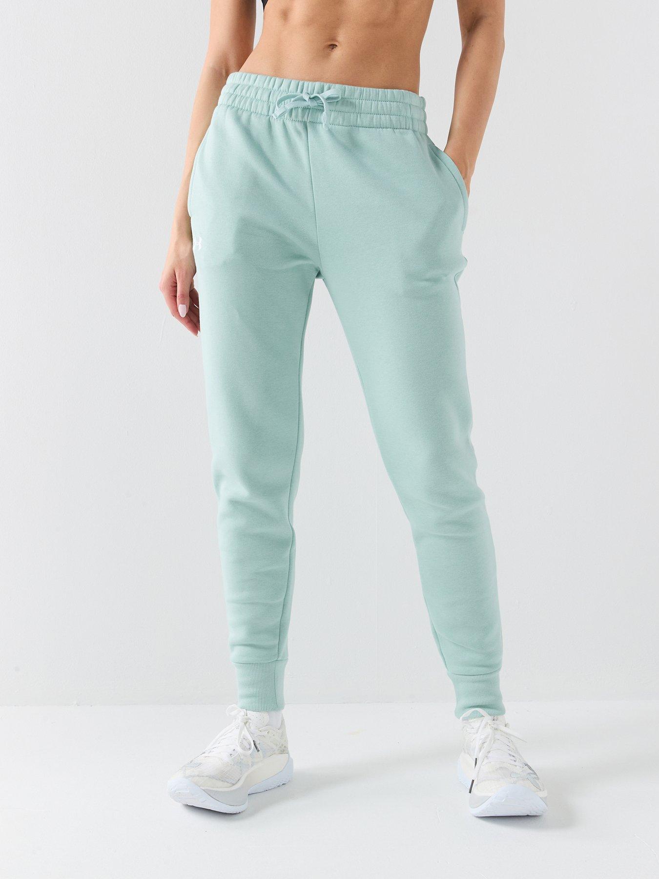 under-armour-womens-rival-fleece-jogger-bluefront