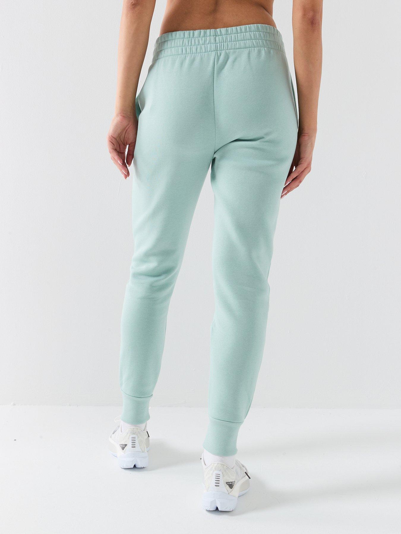 under-armour-womens-rival-fleece-jogger-bluestillFront