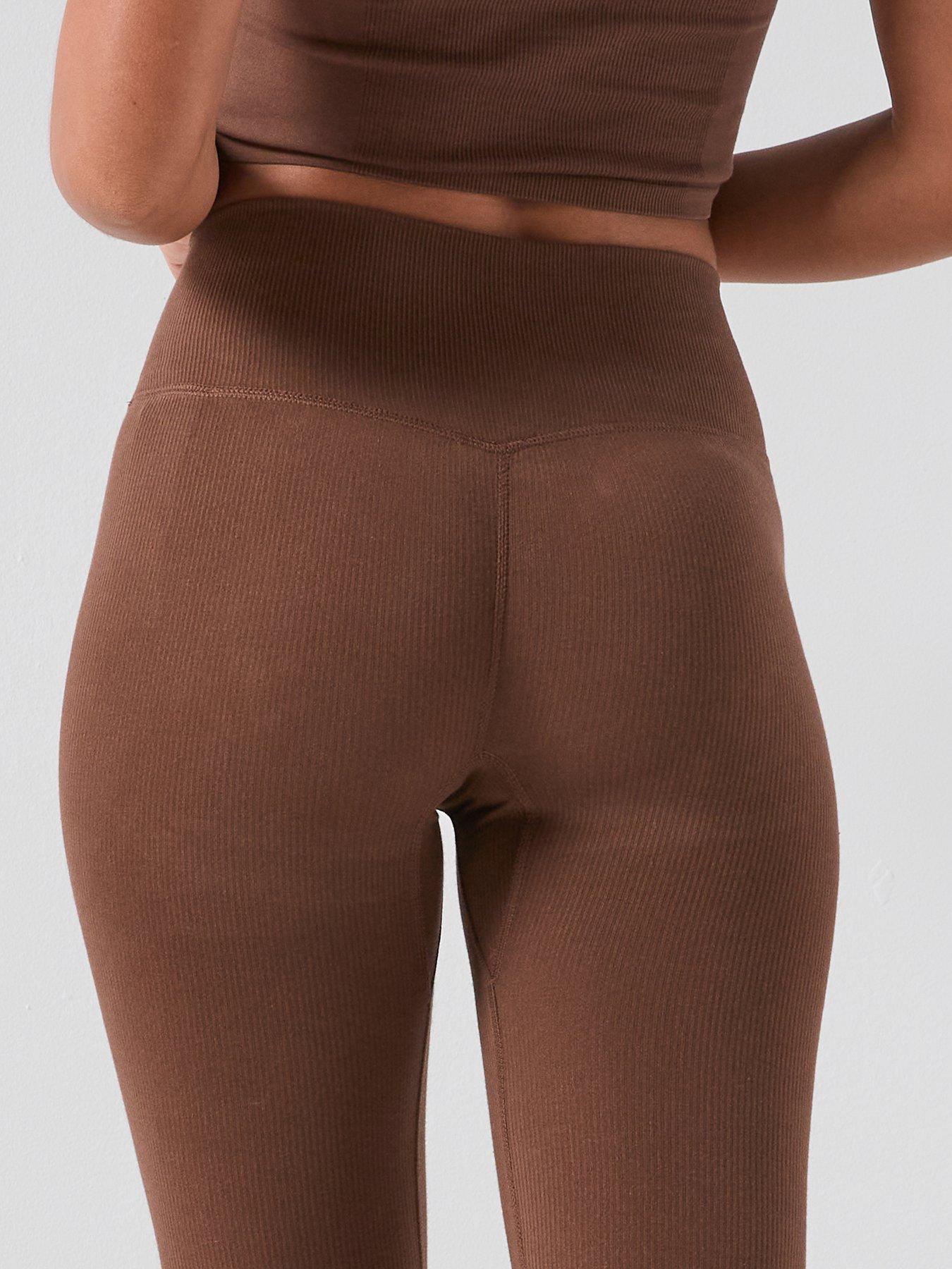under-armour-womens-cotton-seamless-legging-browndetail