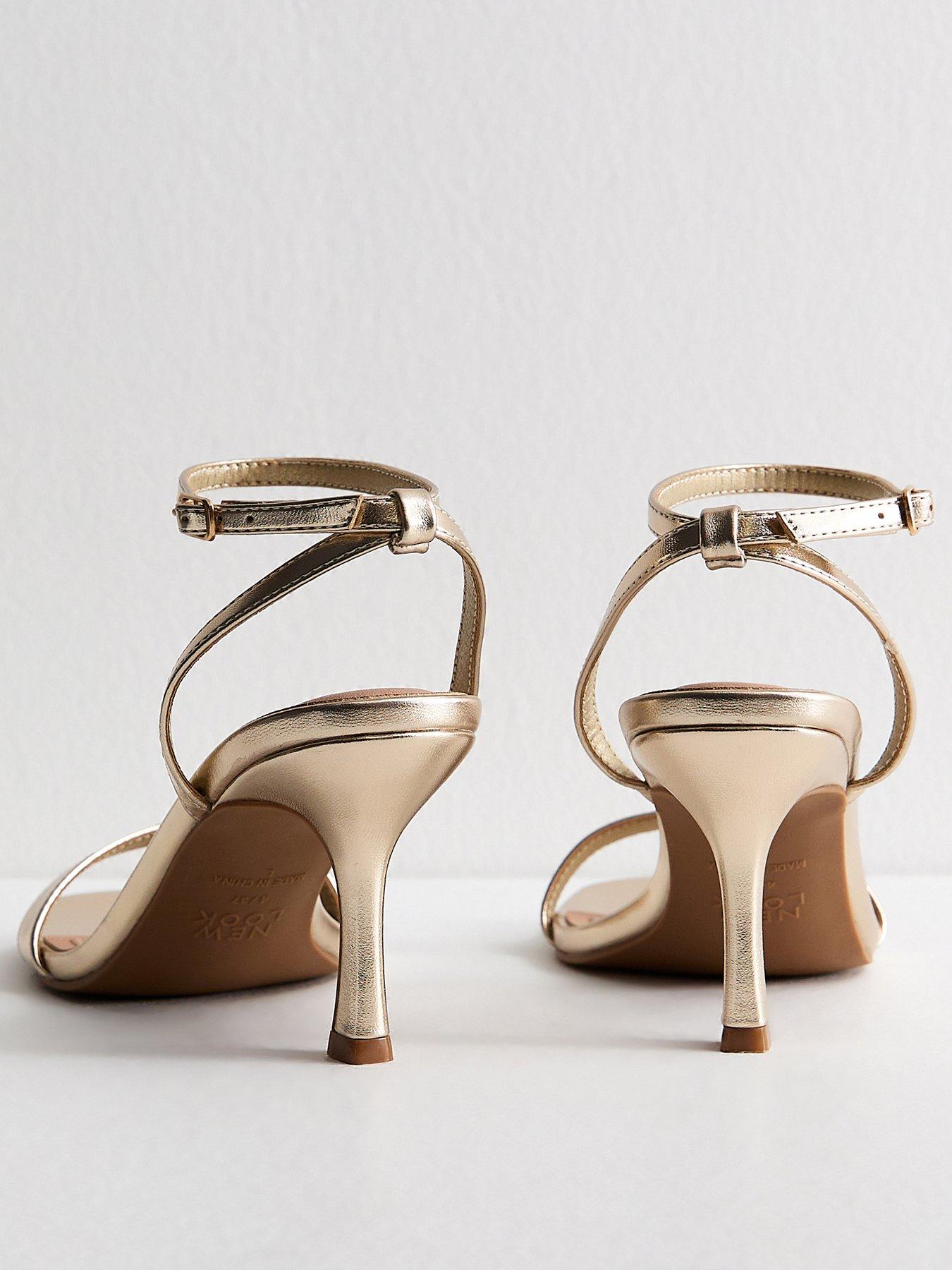 new-look-faux-leather-single-strap-stiletto-sandals-goldoutfit
