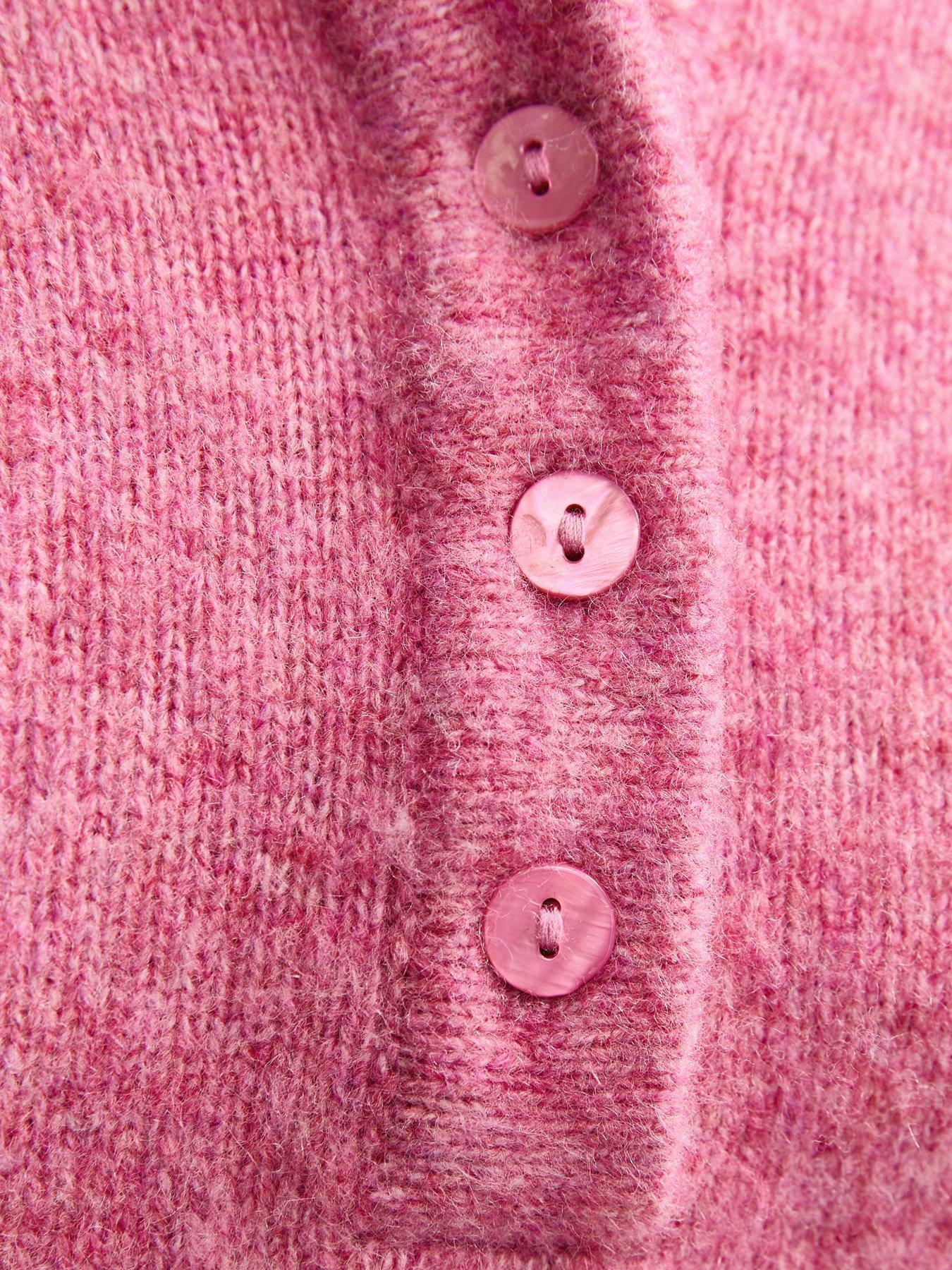 Image 5 of 5 of New Look Midweight Knit Polo Jumper - Pink