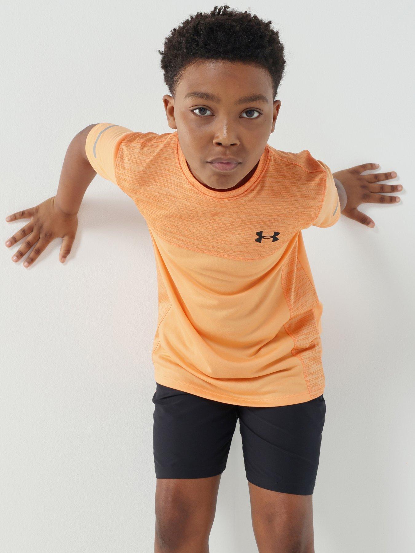 under-armour-junior-boys-training-tech-utility-short-sleeve-t-shirt-orange