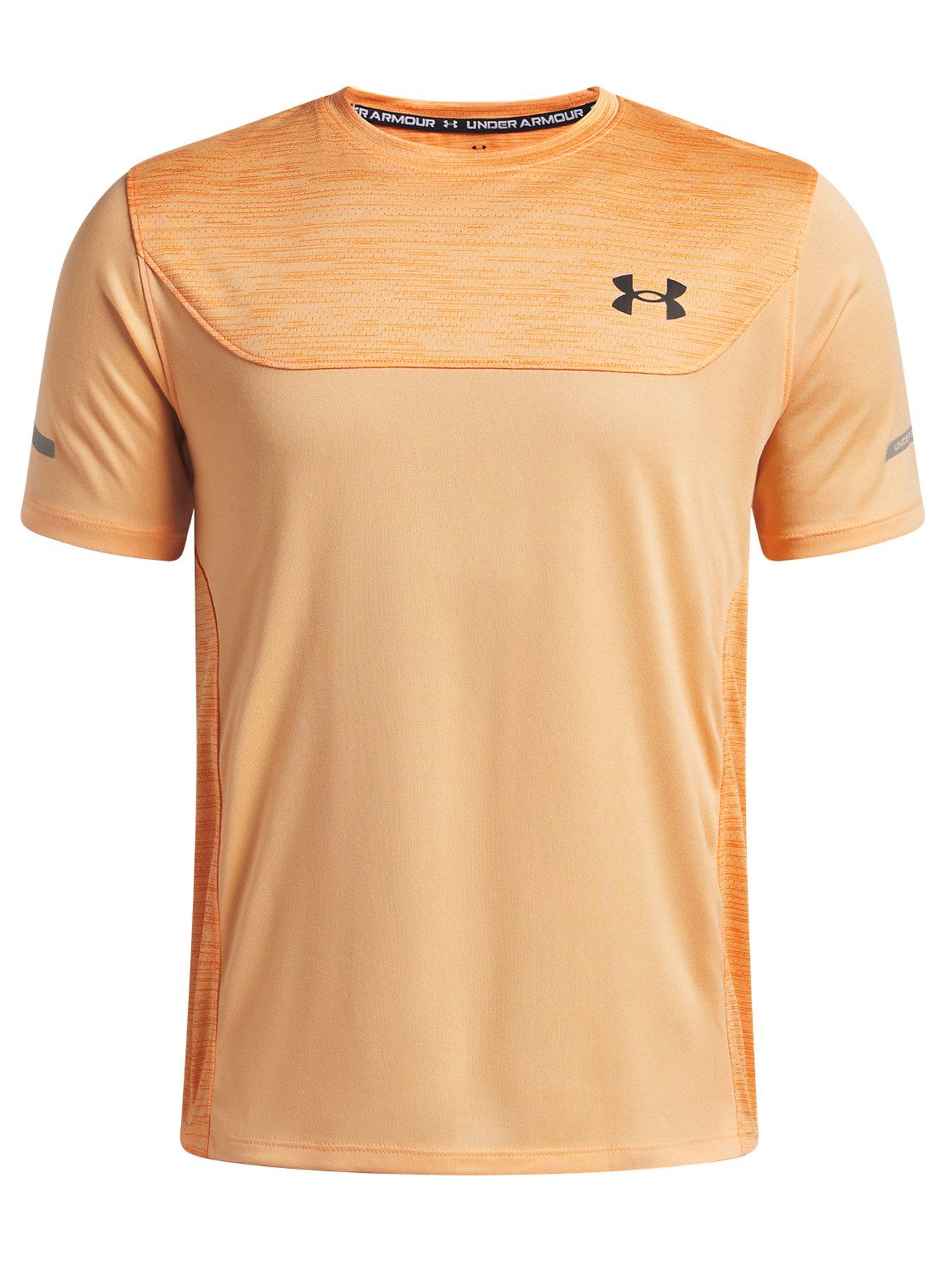 UNDER ARMOUR Junior Boys Training Tech Utility Short Sleeve T-Shirt - Orange