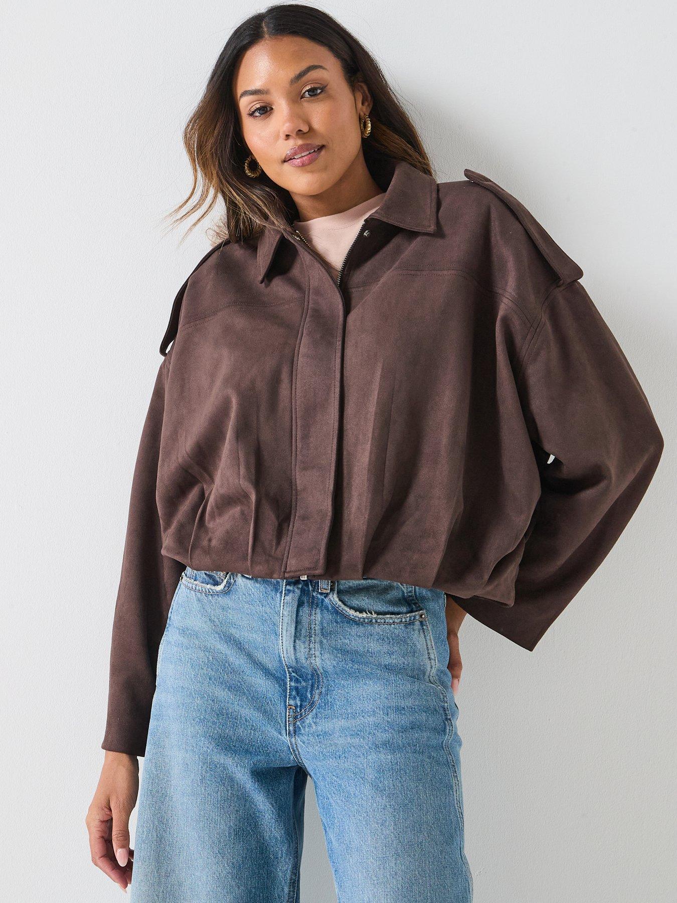 jdy-nia-faux-suede-jacket-brown