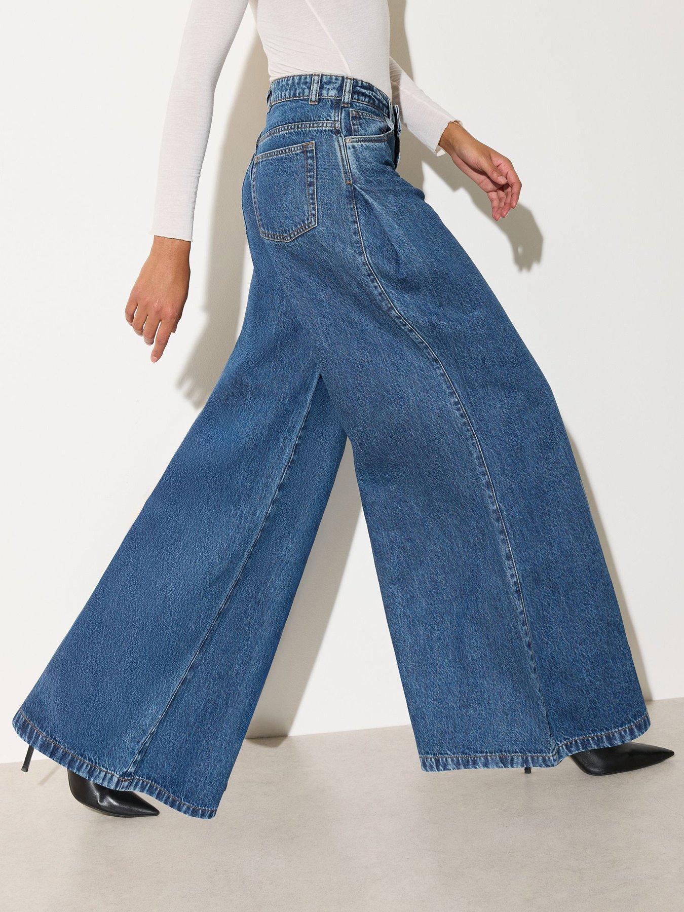 Image 1 of 5 of Friends Like These Colossal Wide Jean - Blue