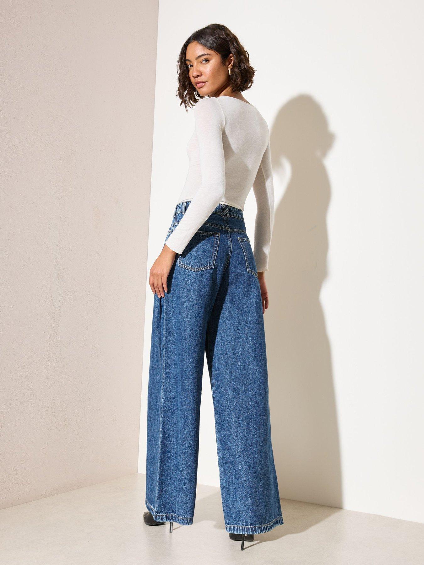 Image 2 of 5 of Friends Like These Colossal Wide Jean - Blue
