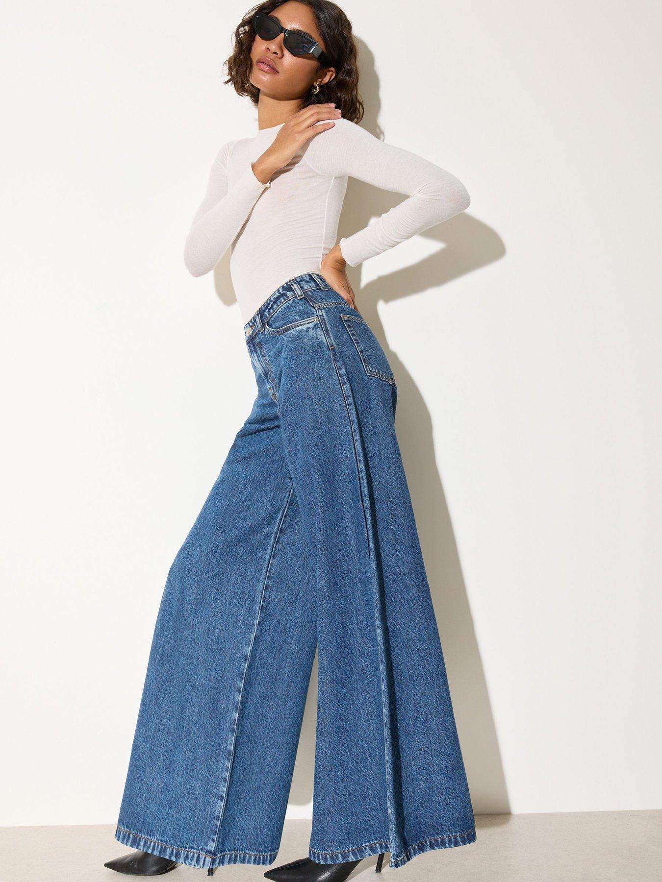Image 4 of 5 of Friends Like These Colossal Wide Jean - Blue
