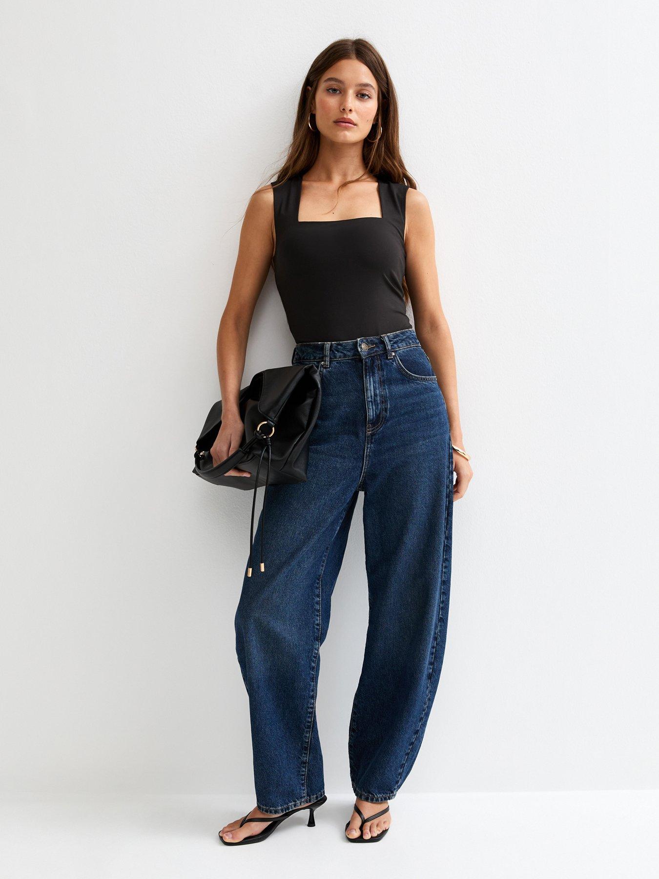 new-look-black-slinky-square-neck-sleeveless-bodysuitback