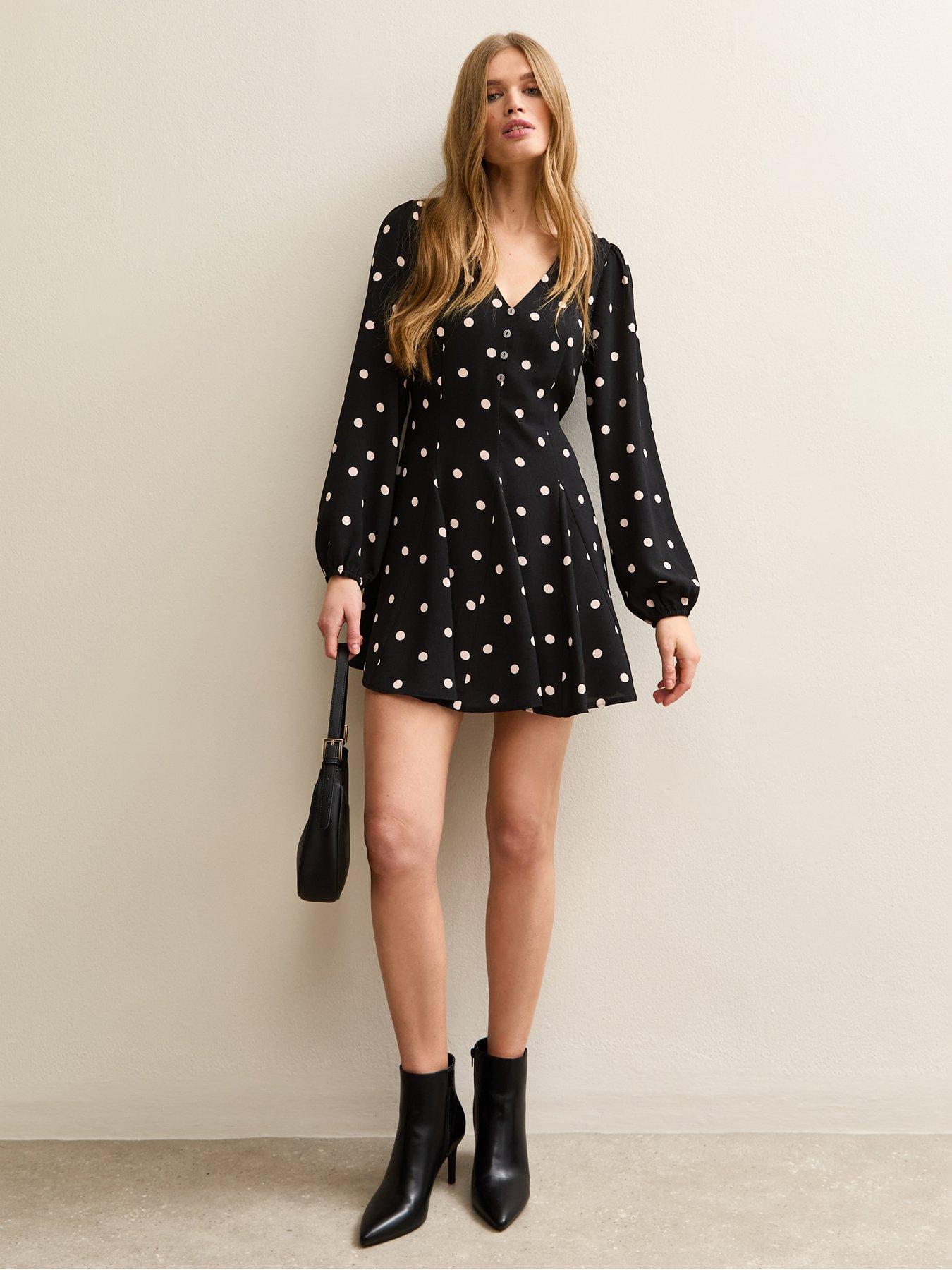 new-look-back-polka-dot-long-sleeve-mini-dressback