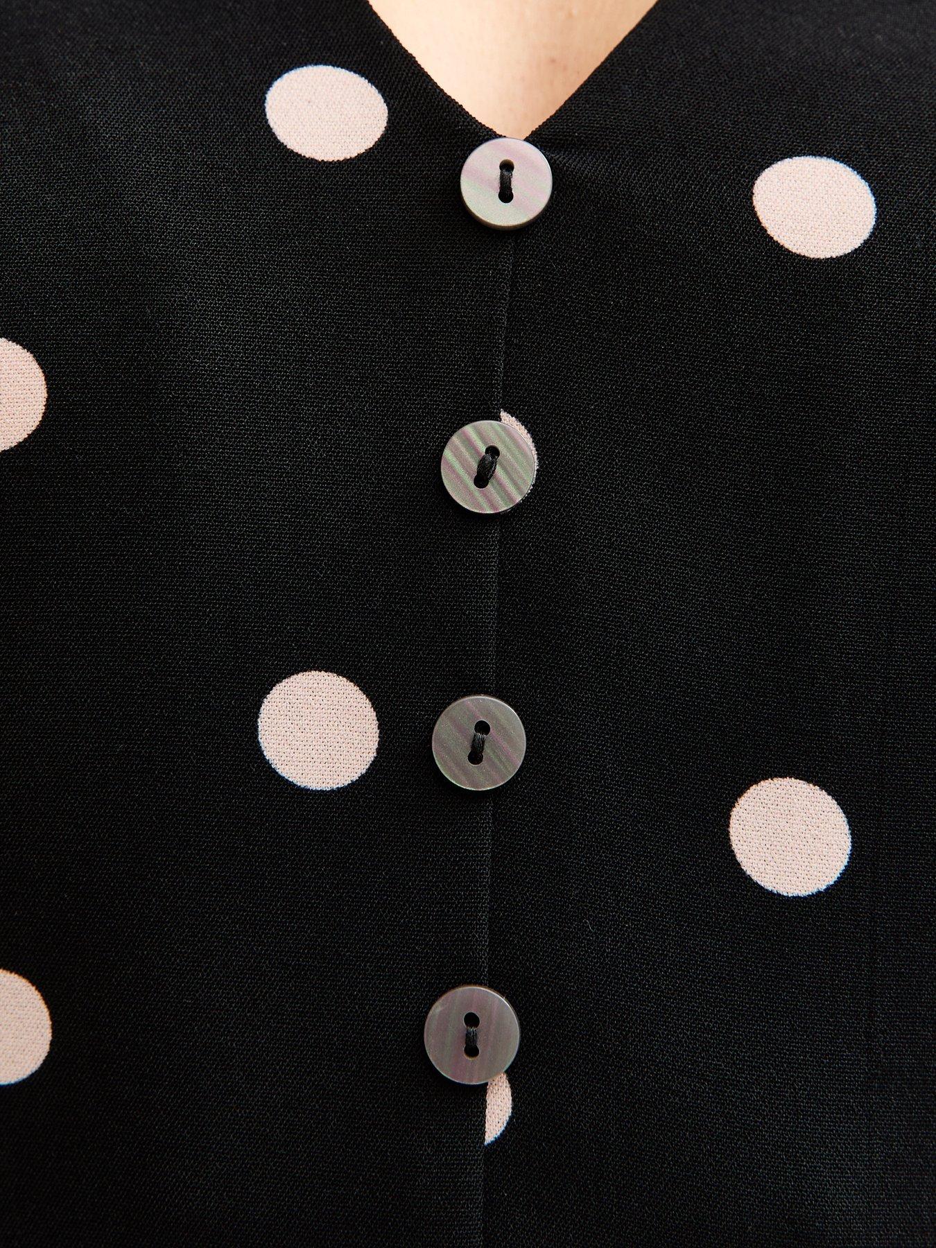 new-look-back-polka-dot-long-sleeve-mini-dressdetail