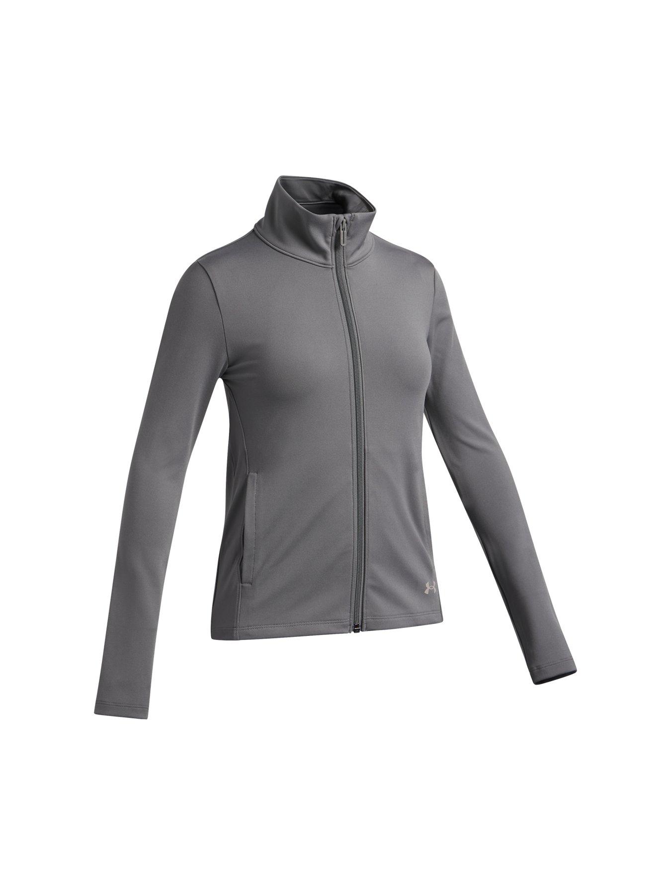 Image 3 of 3 of UNDER ARMOUR Junior Girls Training Motion Full Zip Jacket - Clay Green