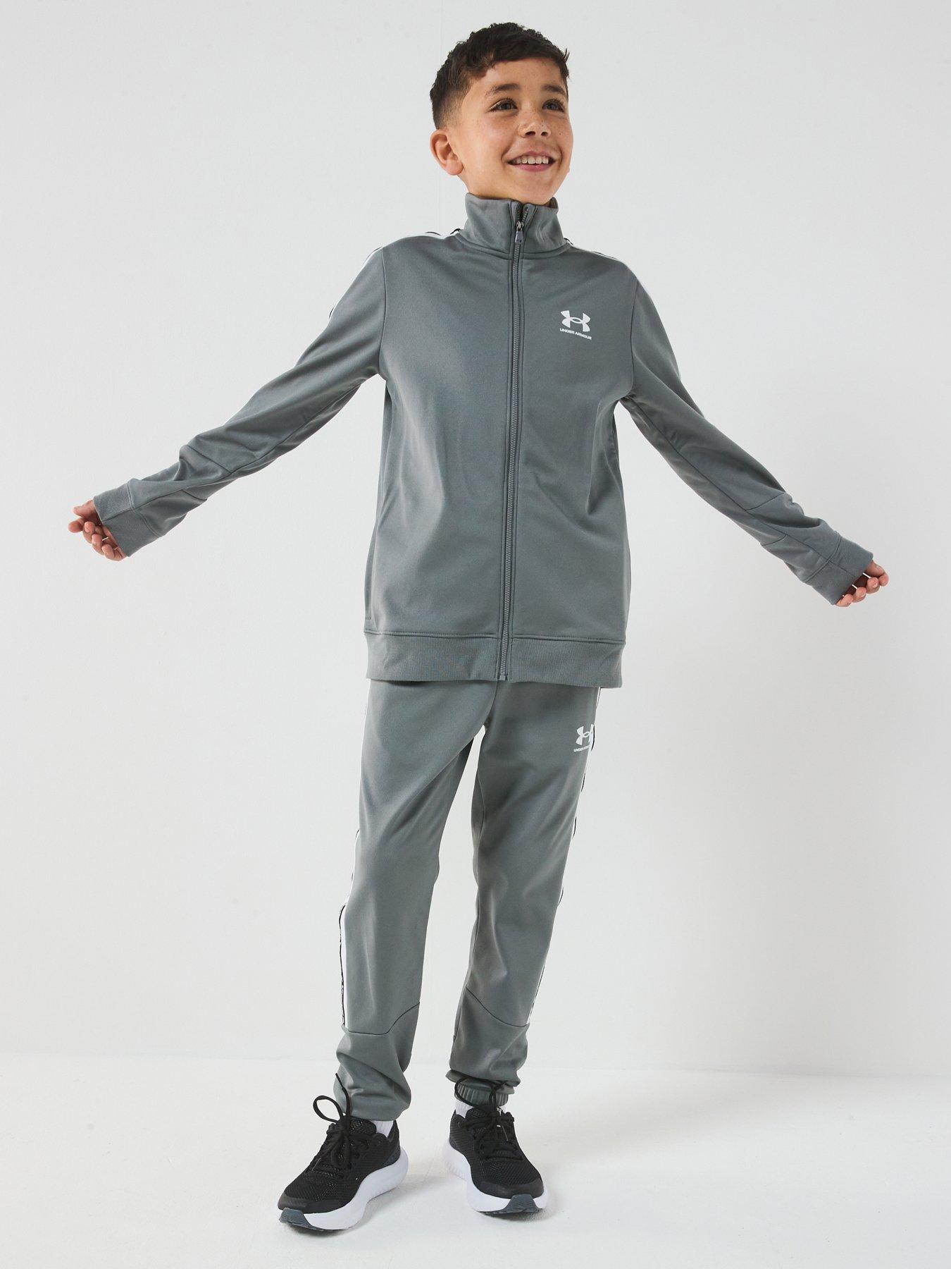 under-armour-junior-boys-training-icon-knit-tracksuit-green