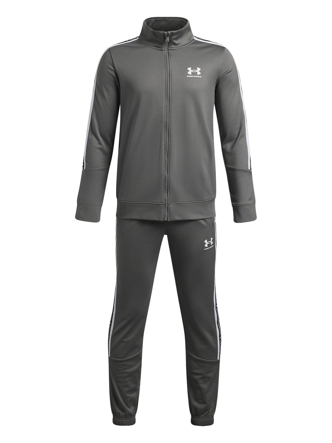 under-armour-junior-boys-training-icon-knit-tracksuit-greenfront