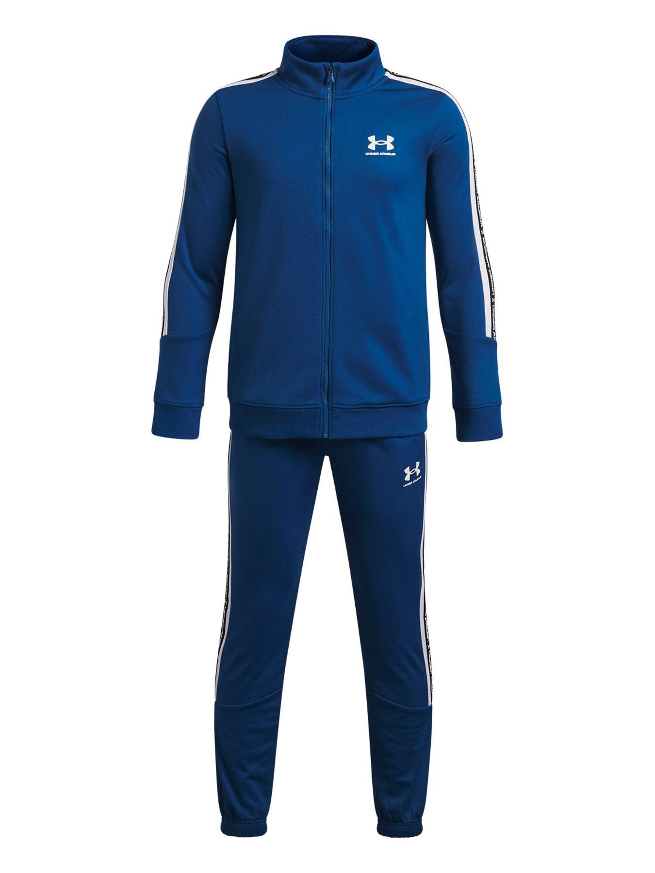 Image 7 of 7 of UNDER ARMOUR Junior Boys Training Icon Knit Tracksuit - Blue