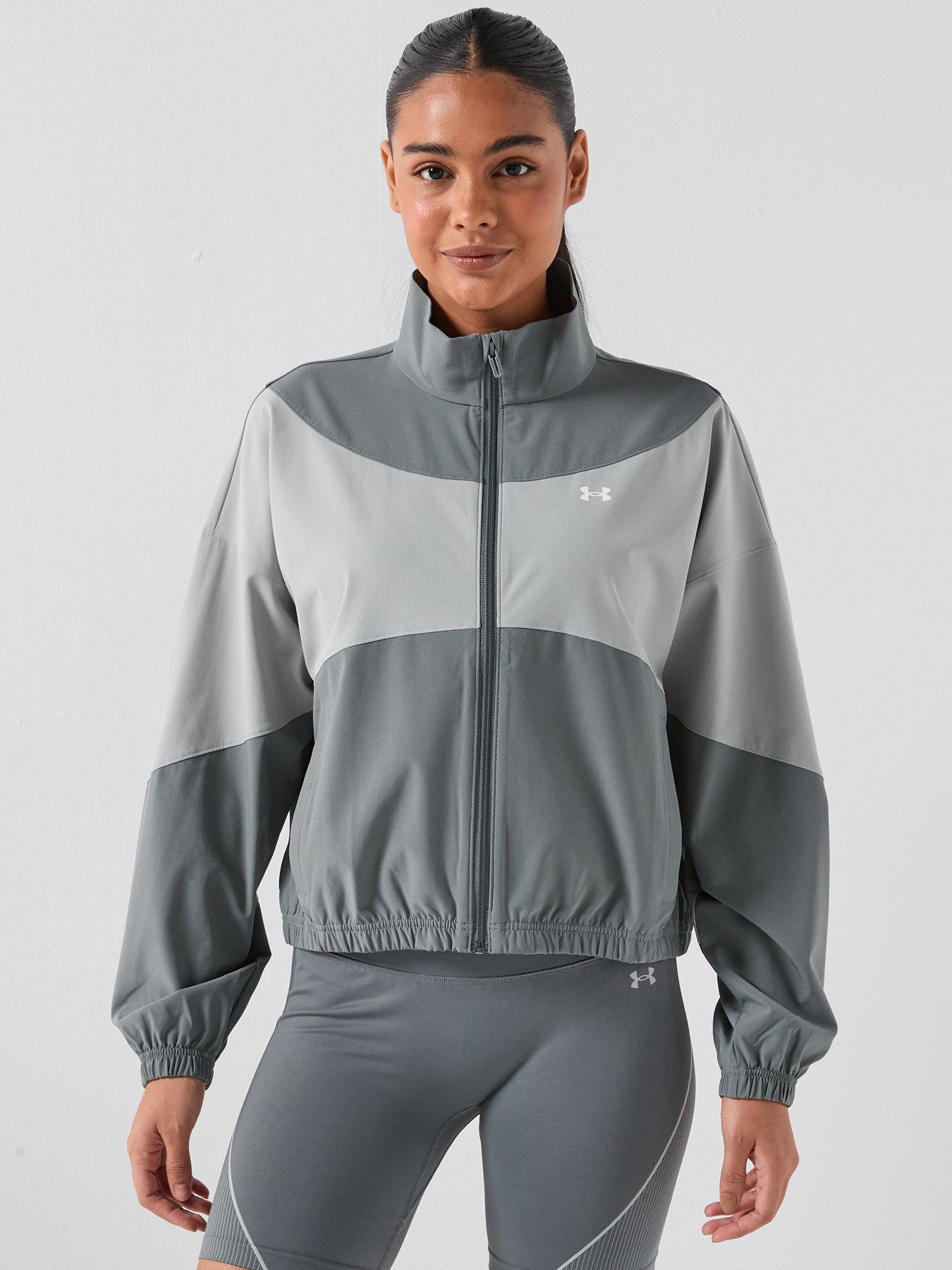 Image 1 of 6 of UNDER ARMOUR Womens Rival Woven Jacket - Green