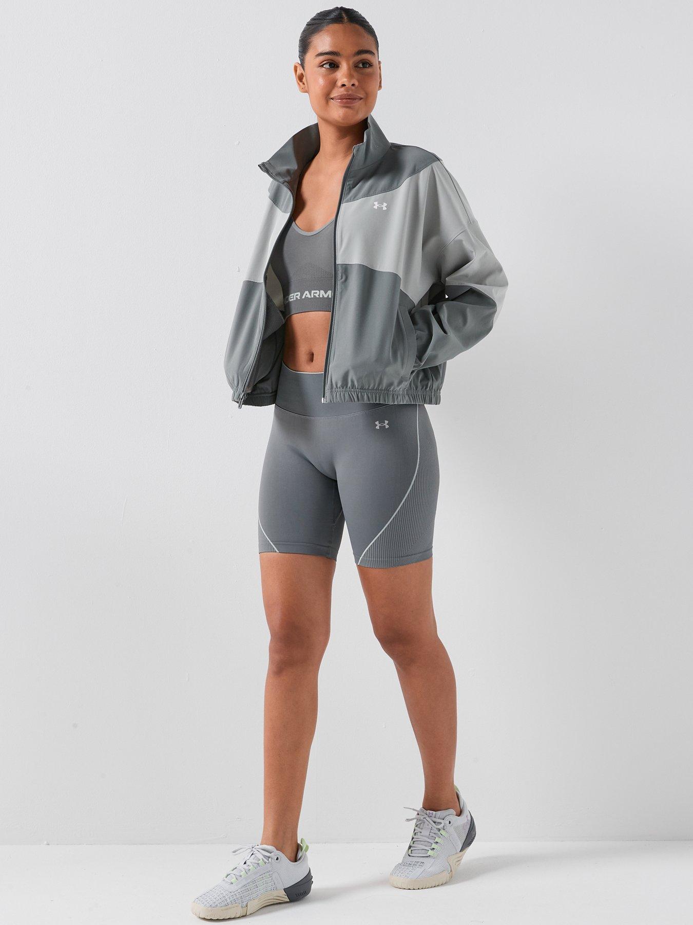 Image 5 of 6 of UNDER ARMOUR Womens Rival Woven Jacket - Green