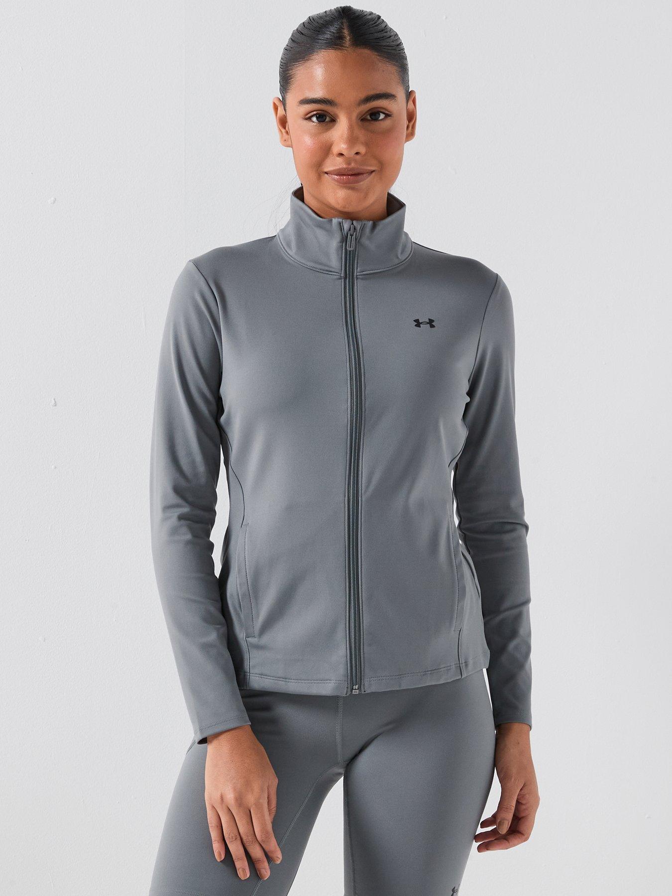Image 1 of 6 of UNDER ARMOUR Womens Training Motion Full Zip Top - Green
