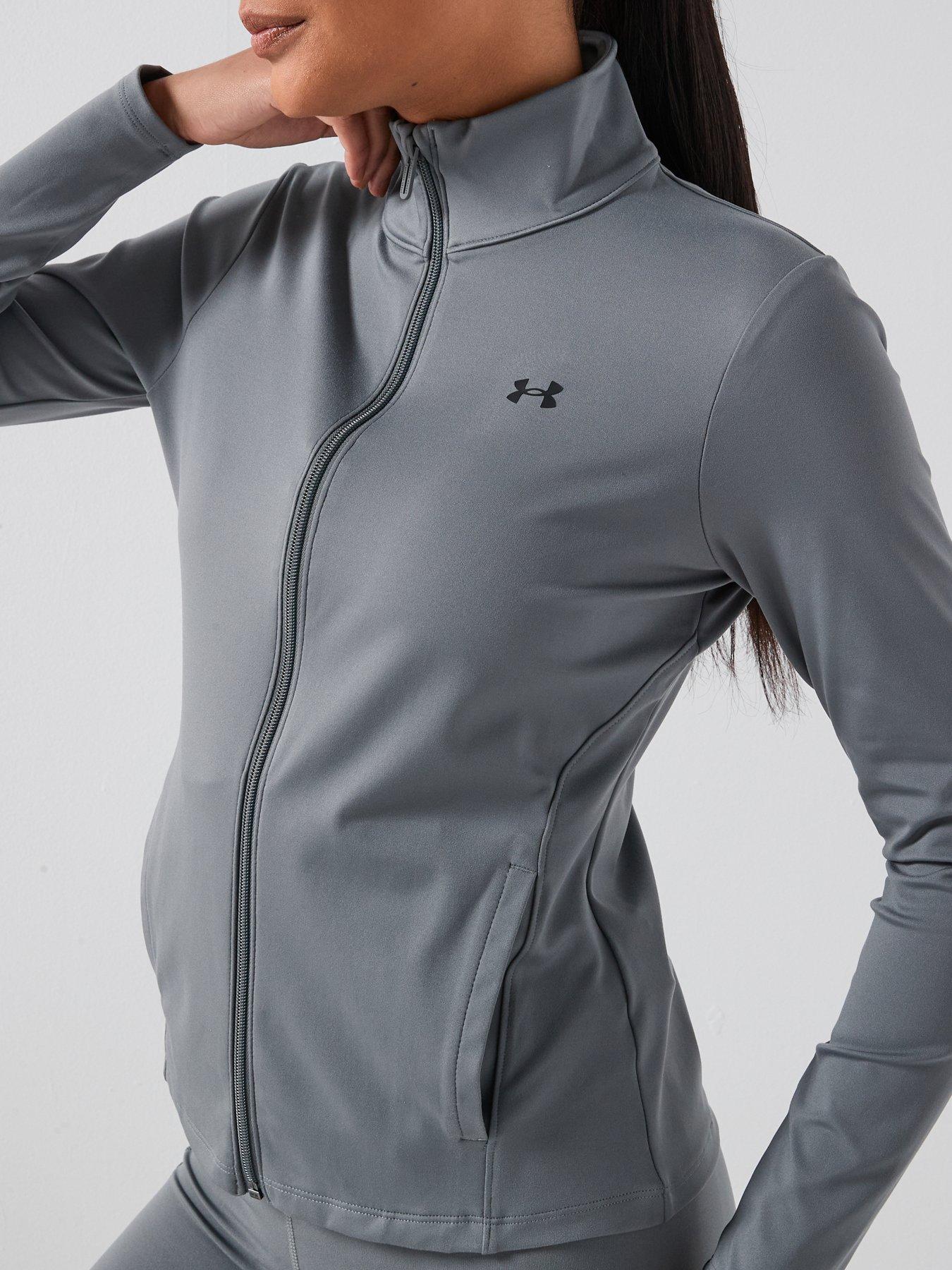 Image 6 of 6 of UNDER ARMOUR Womens Training Motion Full Zip Top - Green