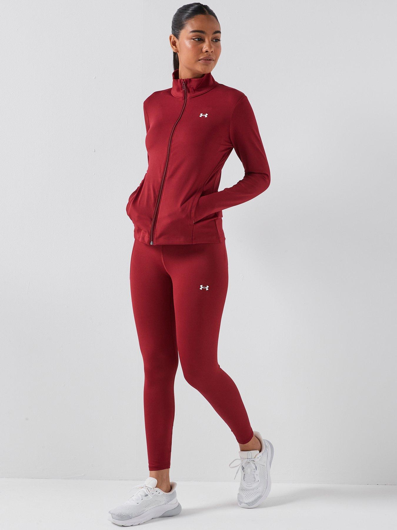 Image 3 of 6 of UNDER ARMOUR Womens Training Motion Full Zip Top - Burgundy