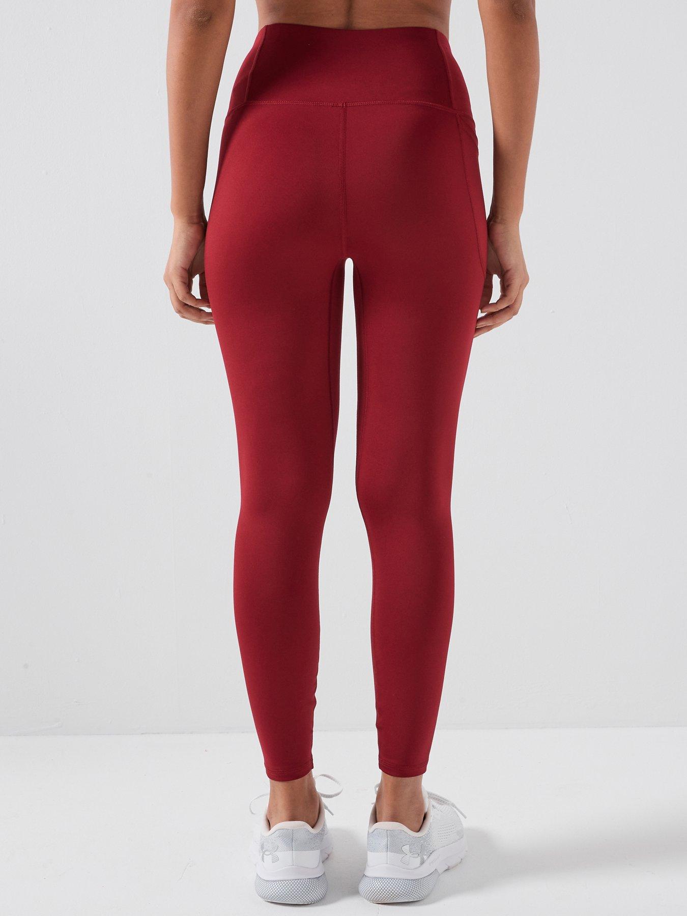 under-armour-womens-training-motion-ankle-legging-buergundystillFront